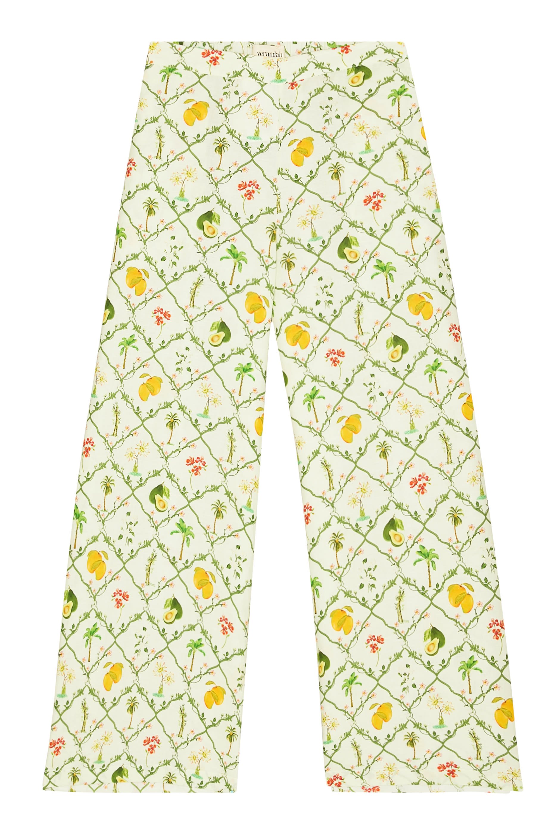 بنطال بقصة ساق واسعة