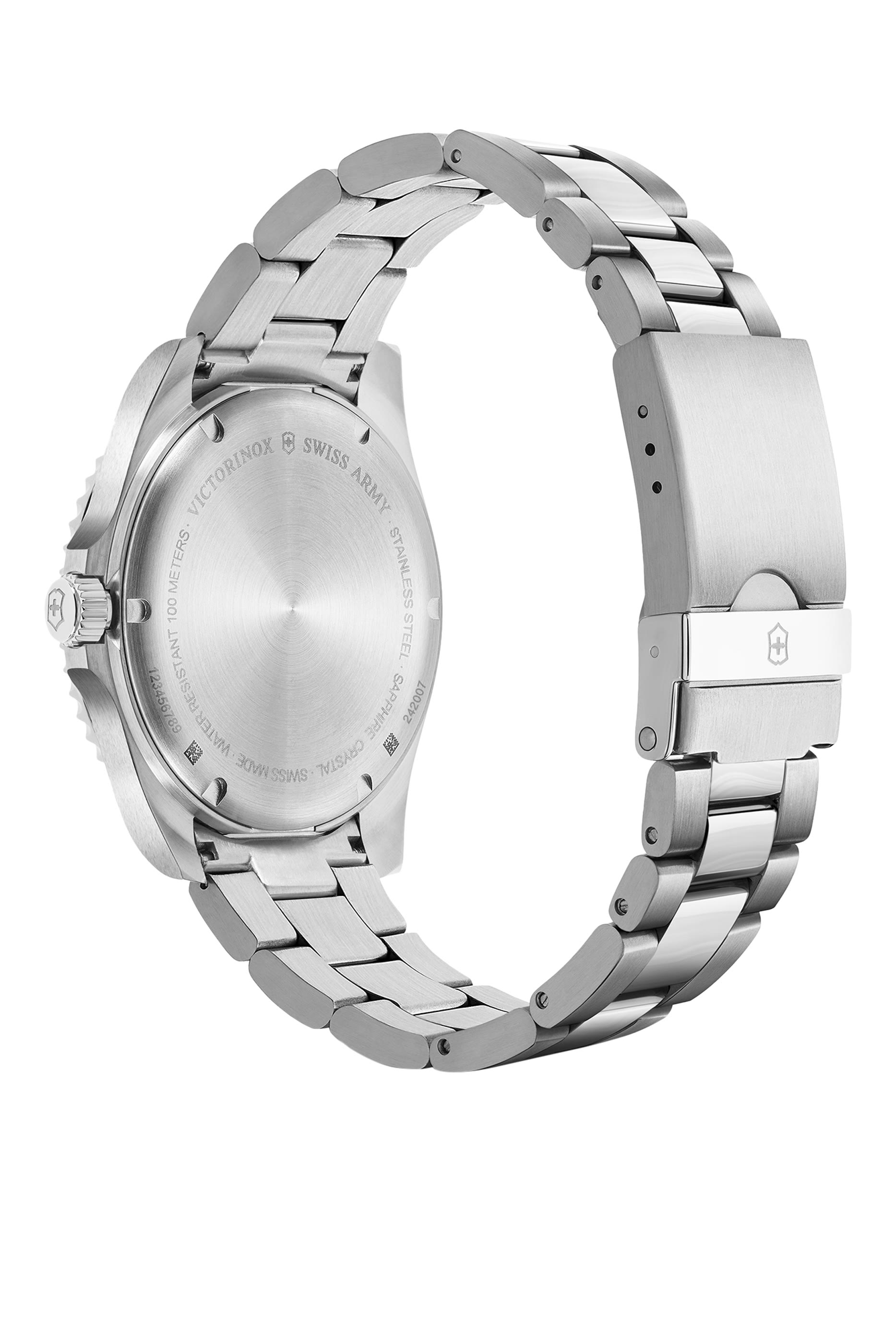 ساعة مافريك كبيرة بكريستال ياقوتي، ستانلس ستيل