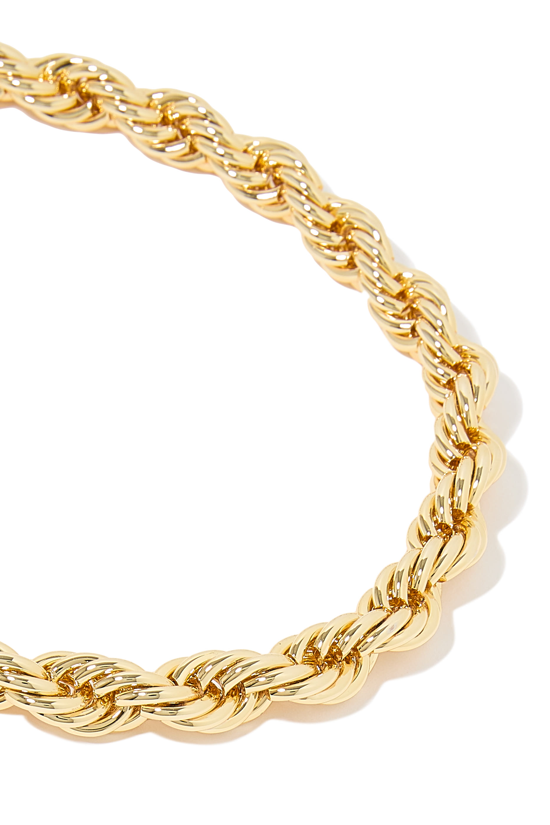 قلادة بتصميم حبل ملفوف