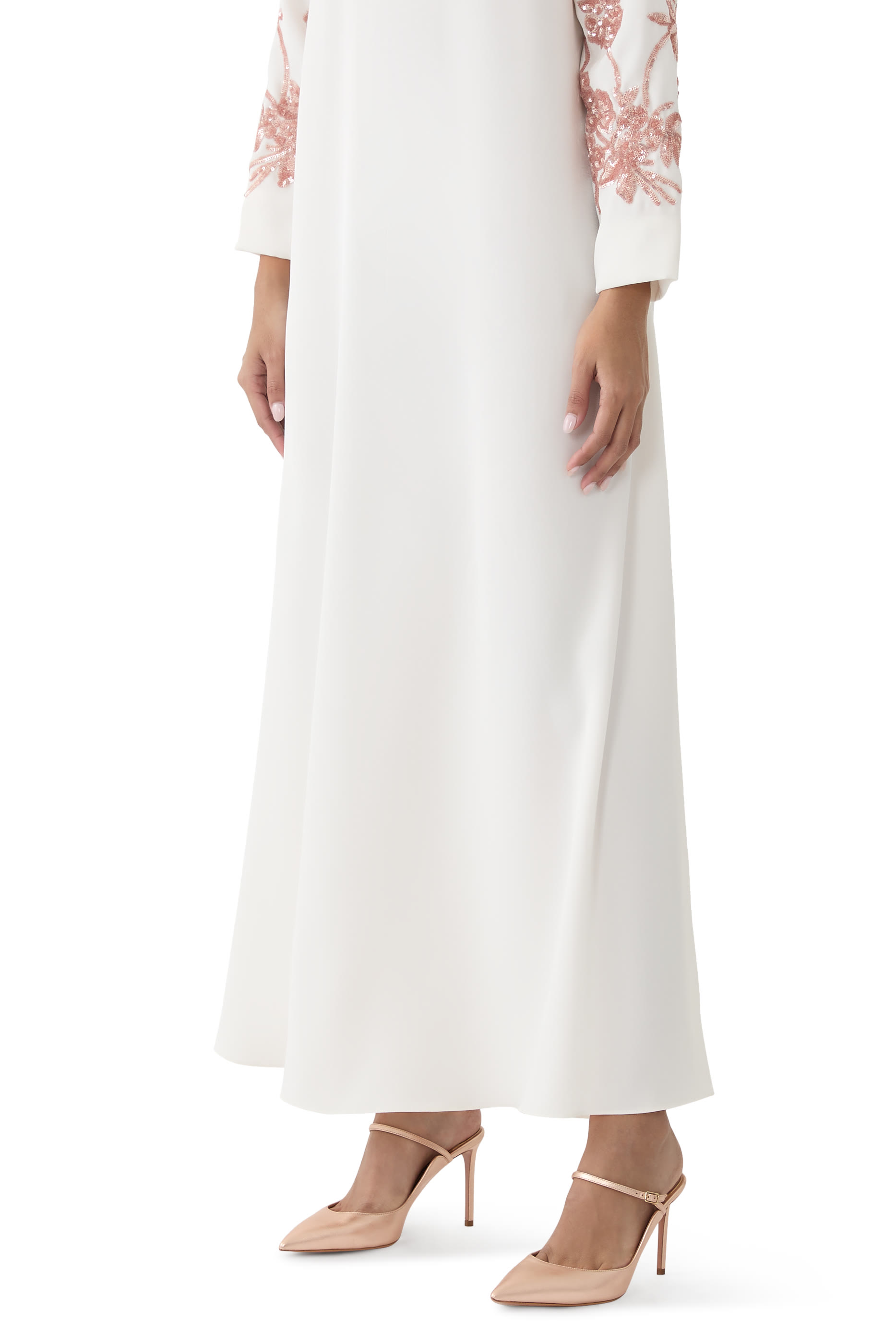 حذاء بيليزا 85 مفتوح من الخلف جلد لامع