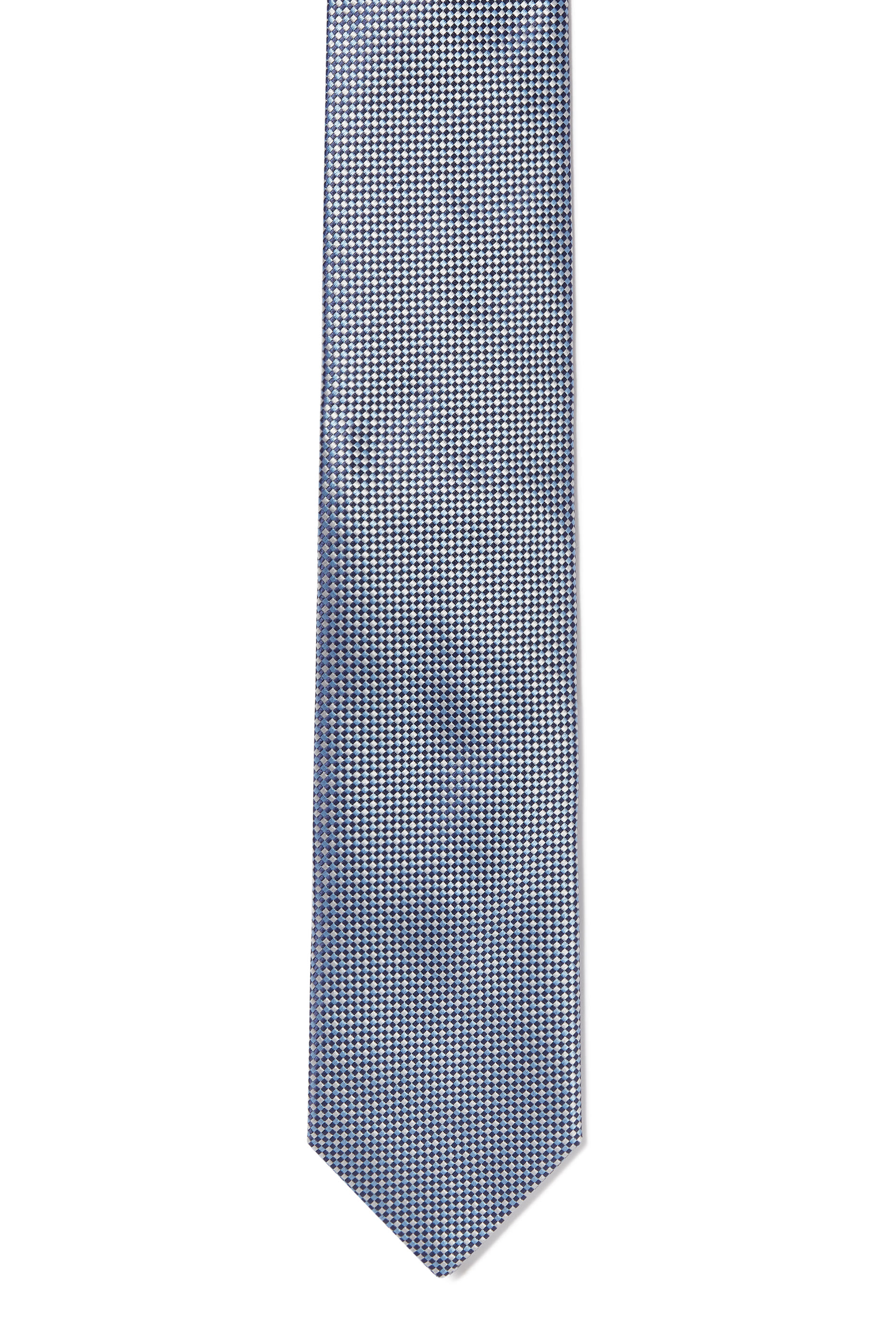 ربطة عنق شبه سادة حرير