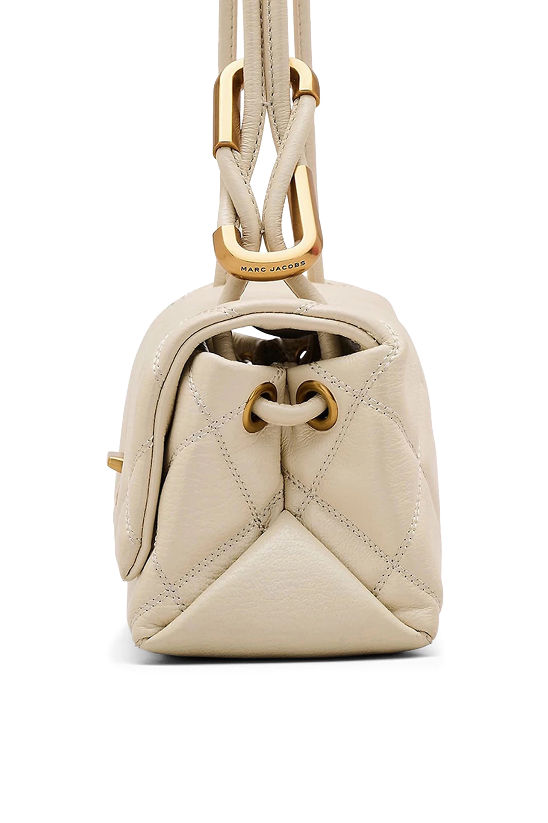 حقيبة كتف صغيرة بتصميم مبطن ويد علوية مزدوجة