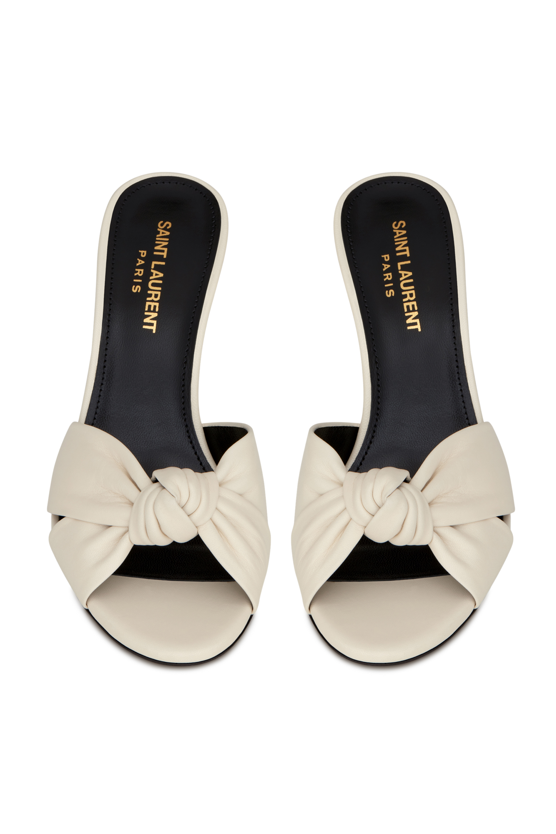 حذاء بيانكا مفتوح من الخلف جلد