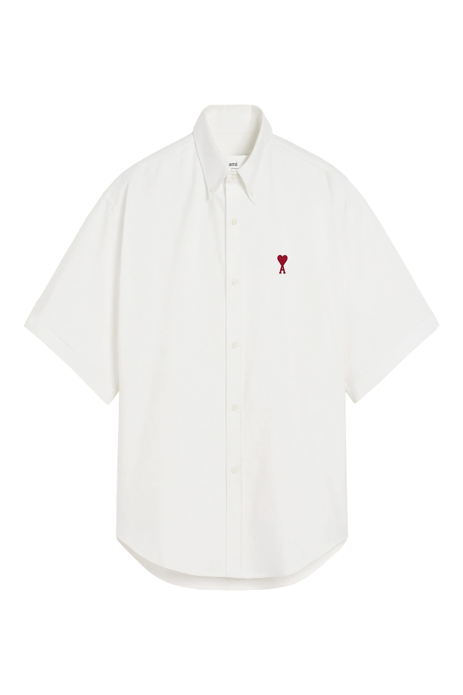 قميص بأكمام قصيرة قصة مربعة