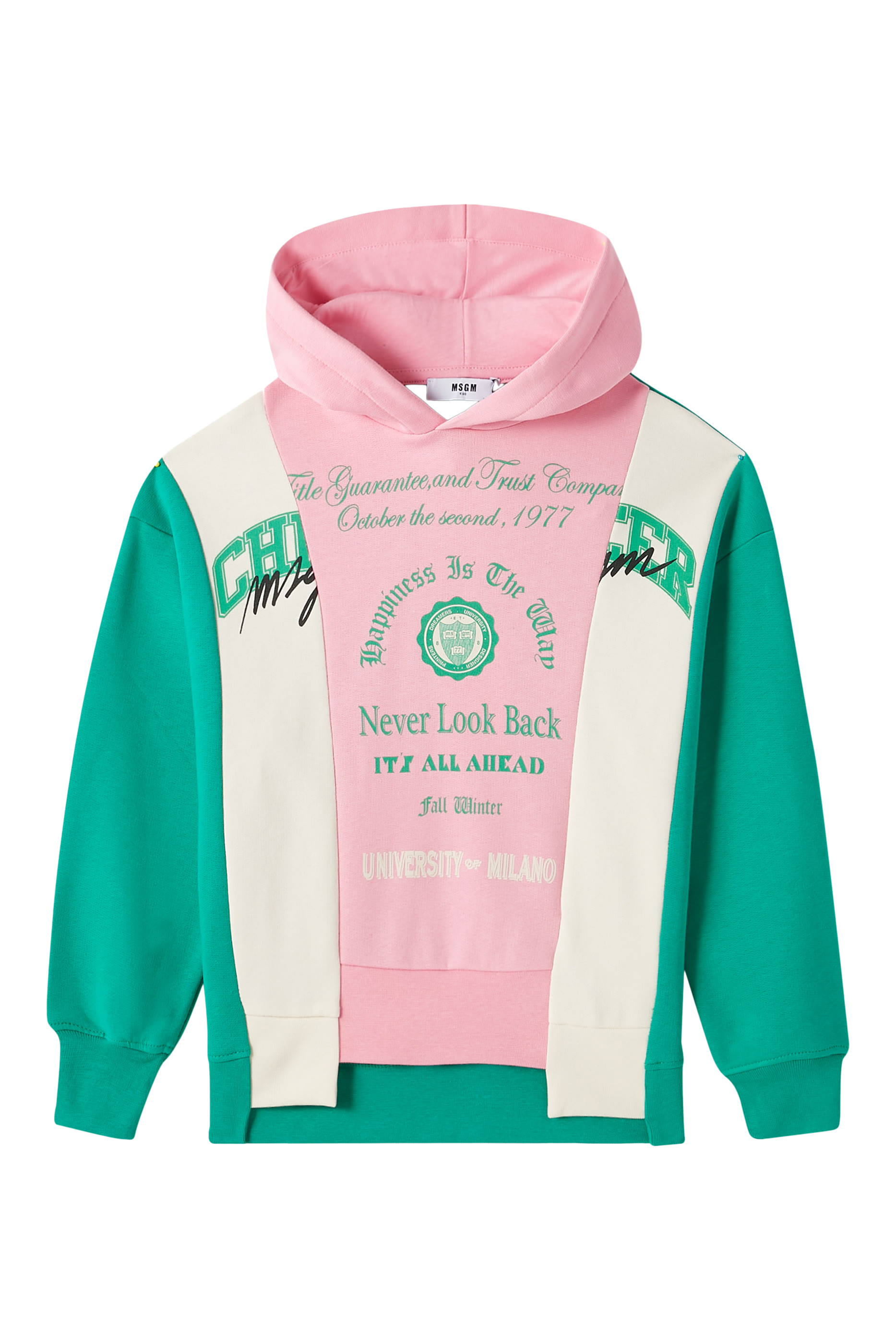 هودي برقع بطبعة شعار الماركة للأطفال