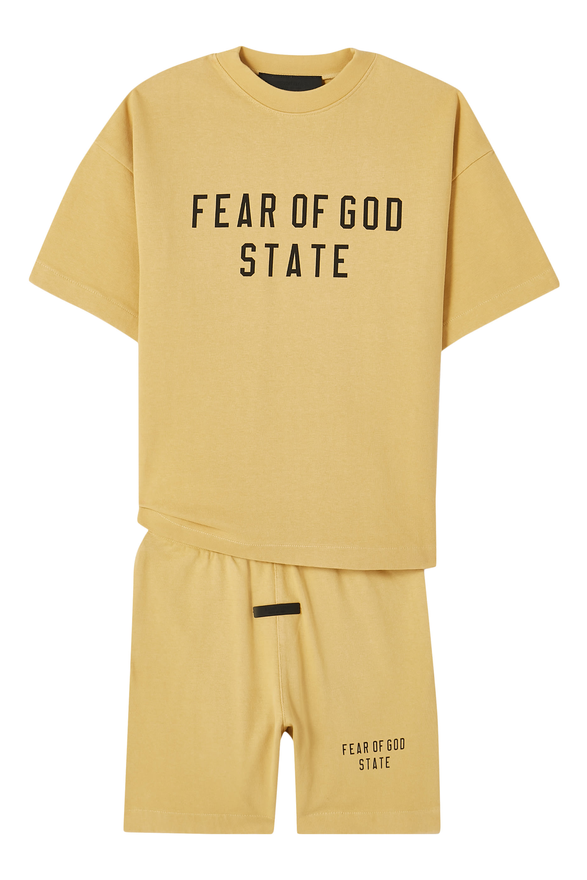 تيشرت بياقة ضيقة ثقيل الوزن للأطفال