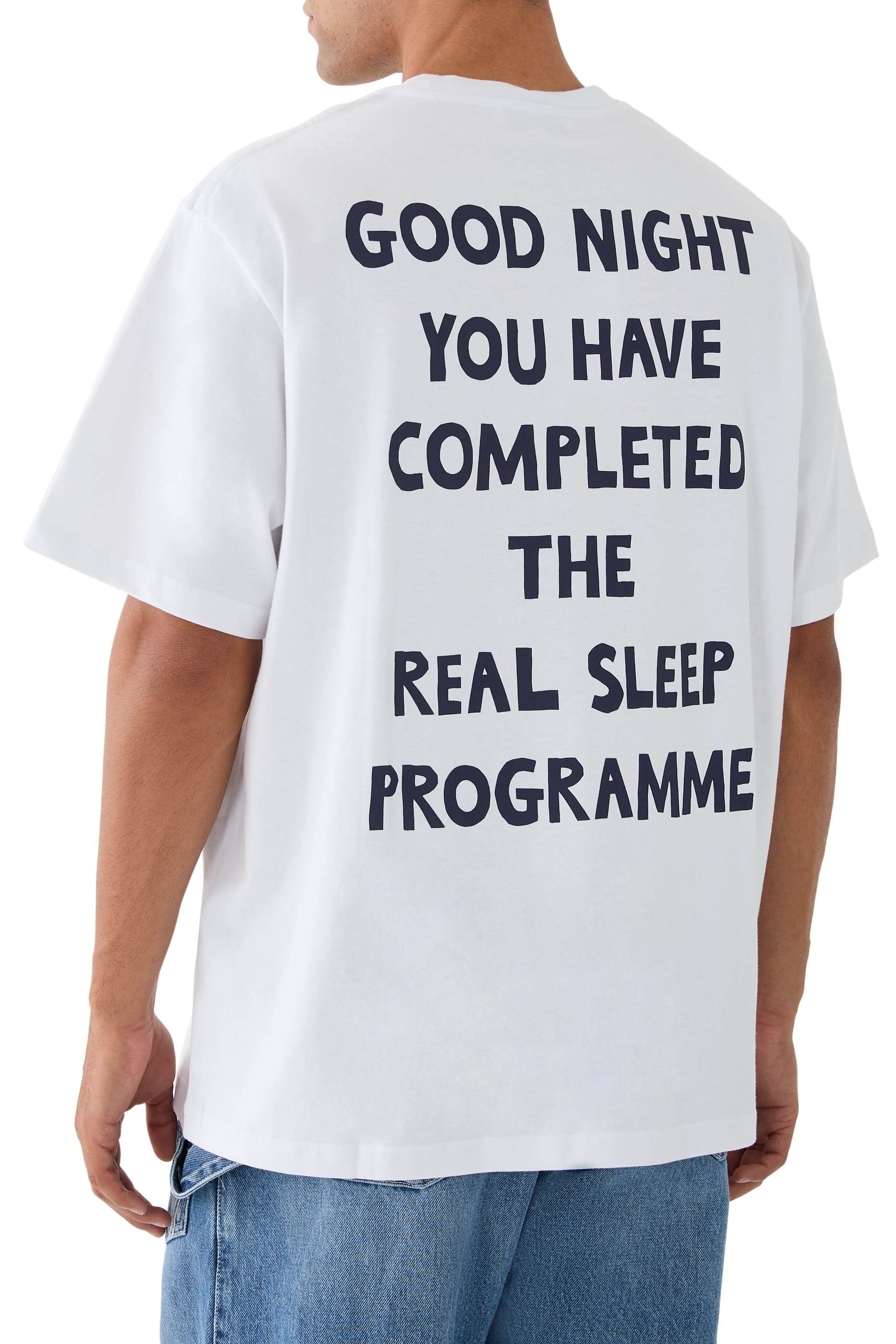 تيشيرت جي دبليو ايه بطبعة في الخلف