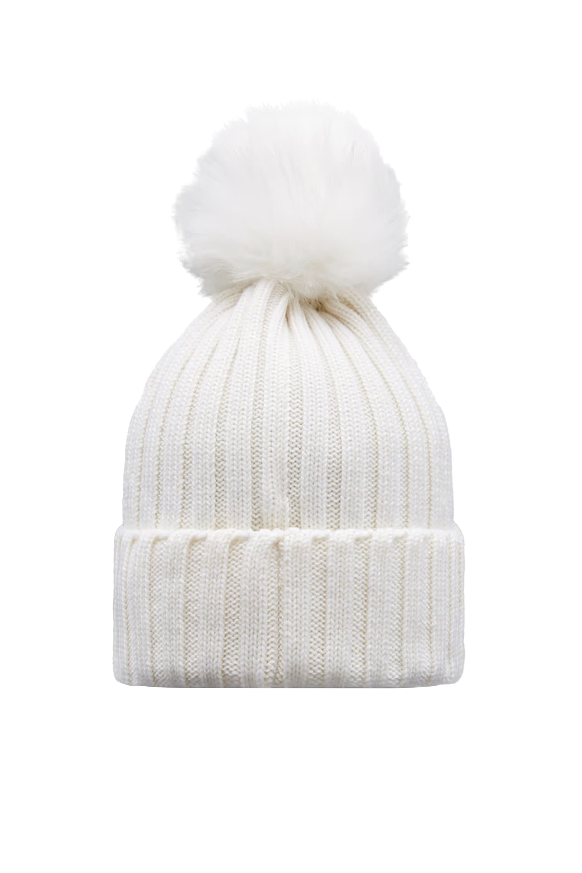 قبعة بيني بشعار الماركة بزخارف بوم بوم