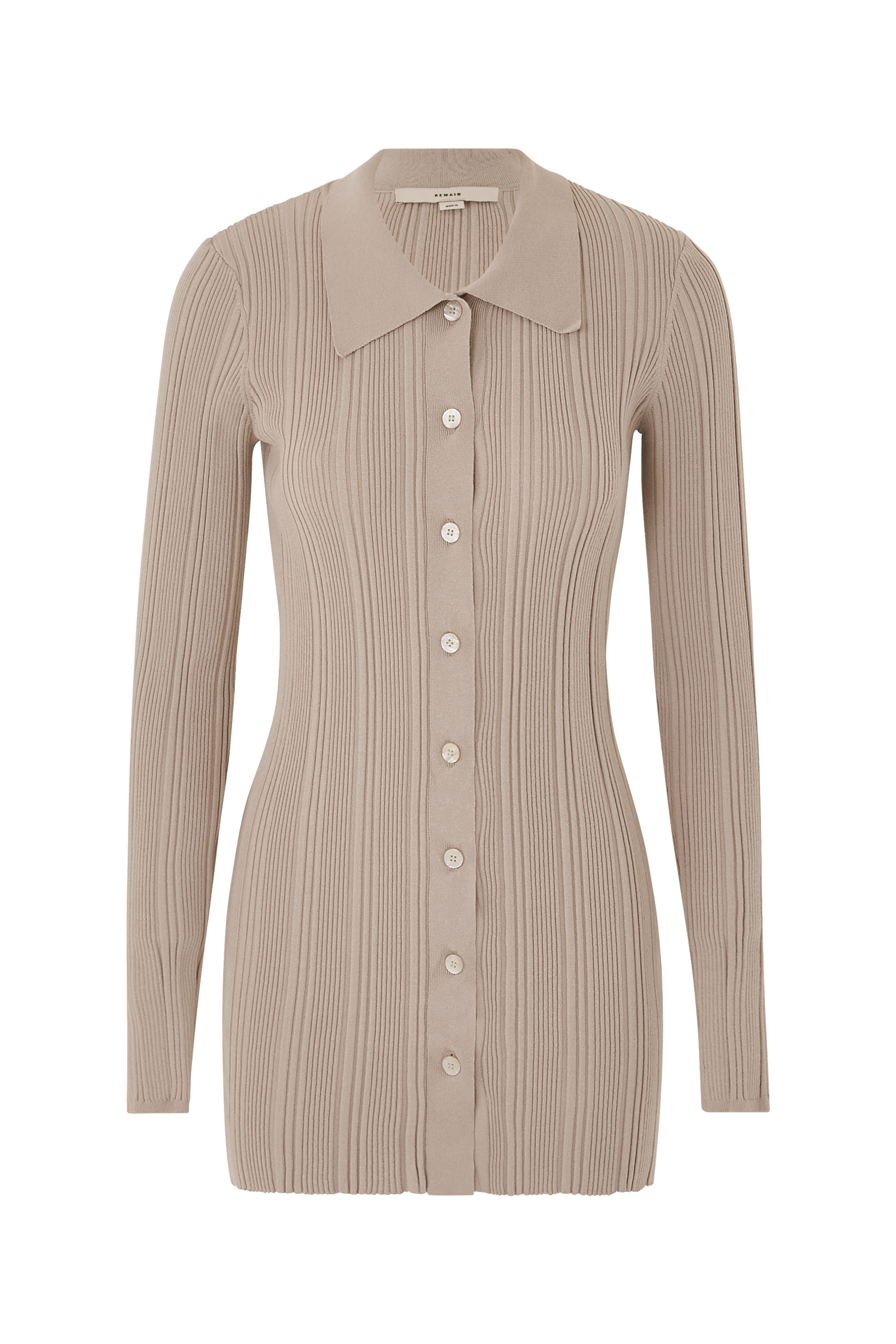 كارديغان منسوج بتصميم مضلع