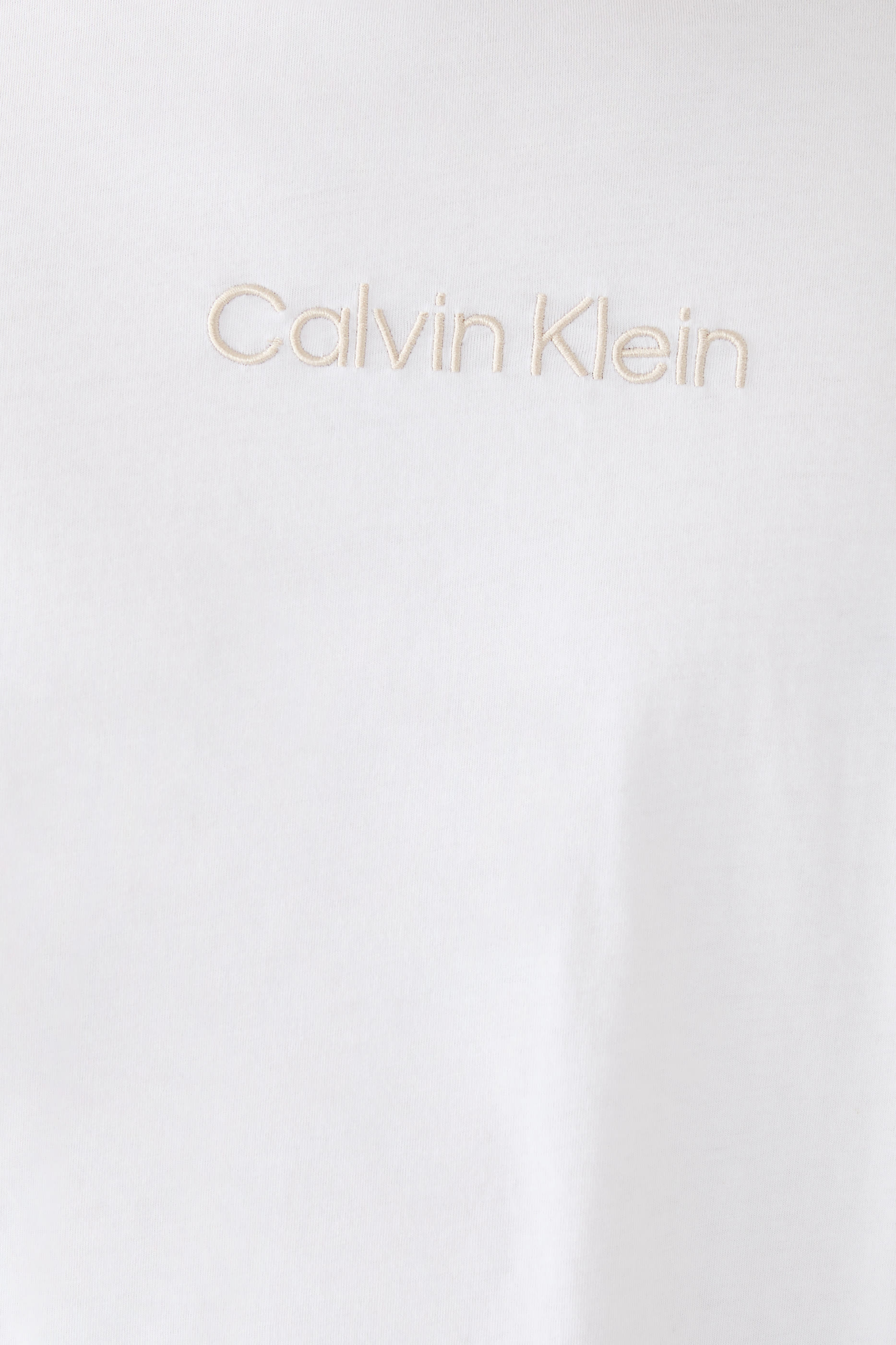 تيشيرت بياقة ضيقة قطن