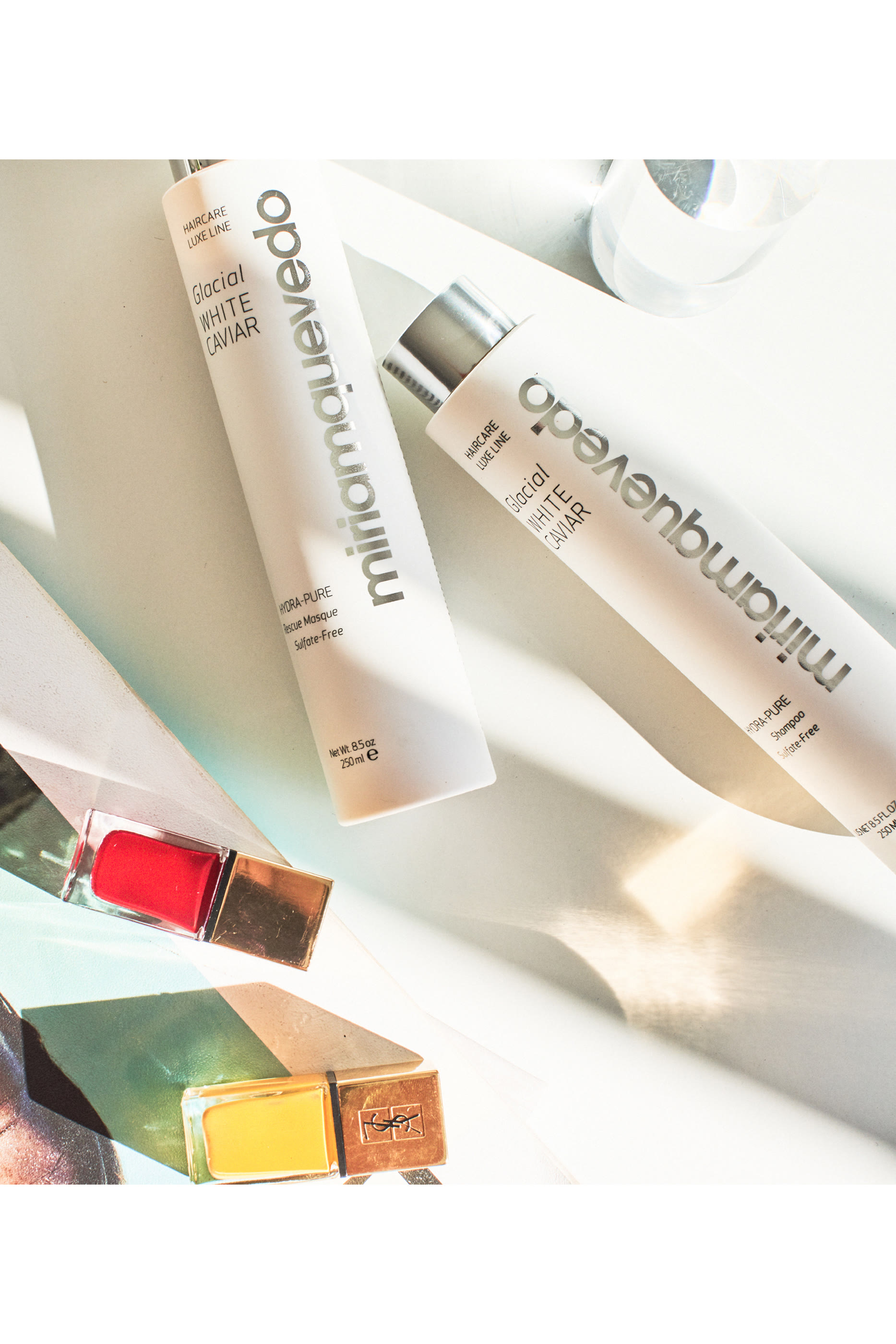 شامبو غليشيال وايت كافيار لترطيب فائق