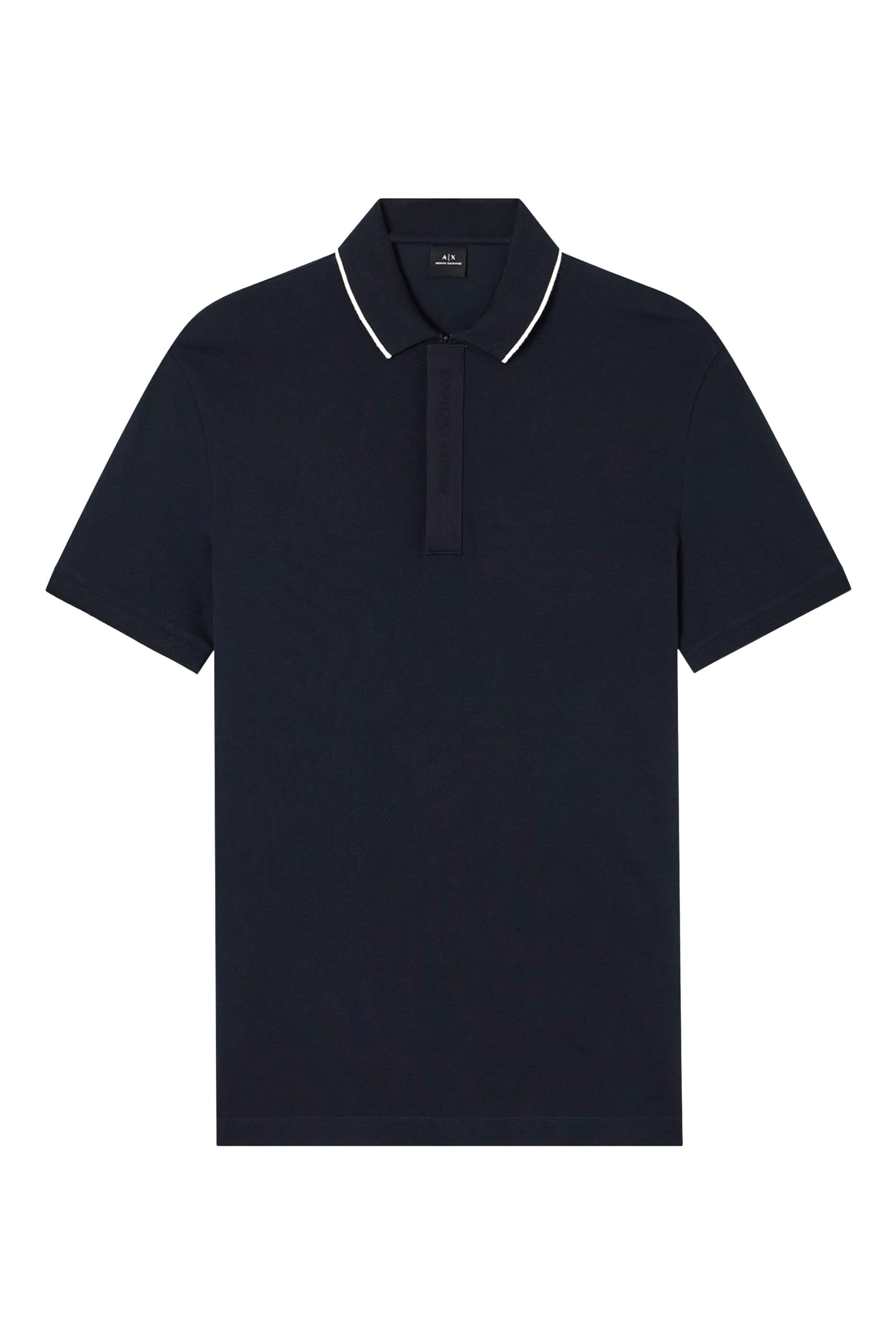  Slim Fit Polo with Button Insert