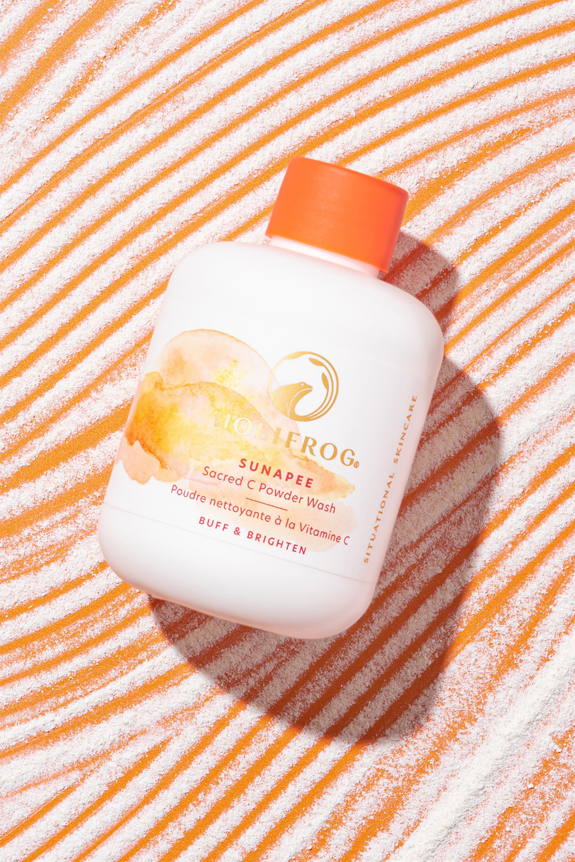 غسول مسحوق سنابي ساكريد-سي لتفتيح البشرة