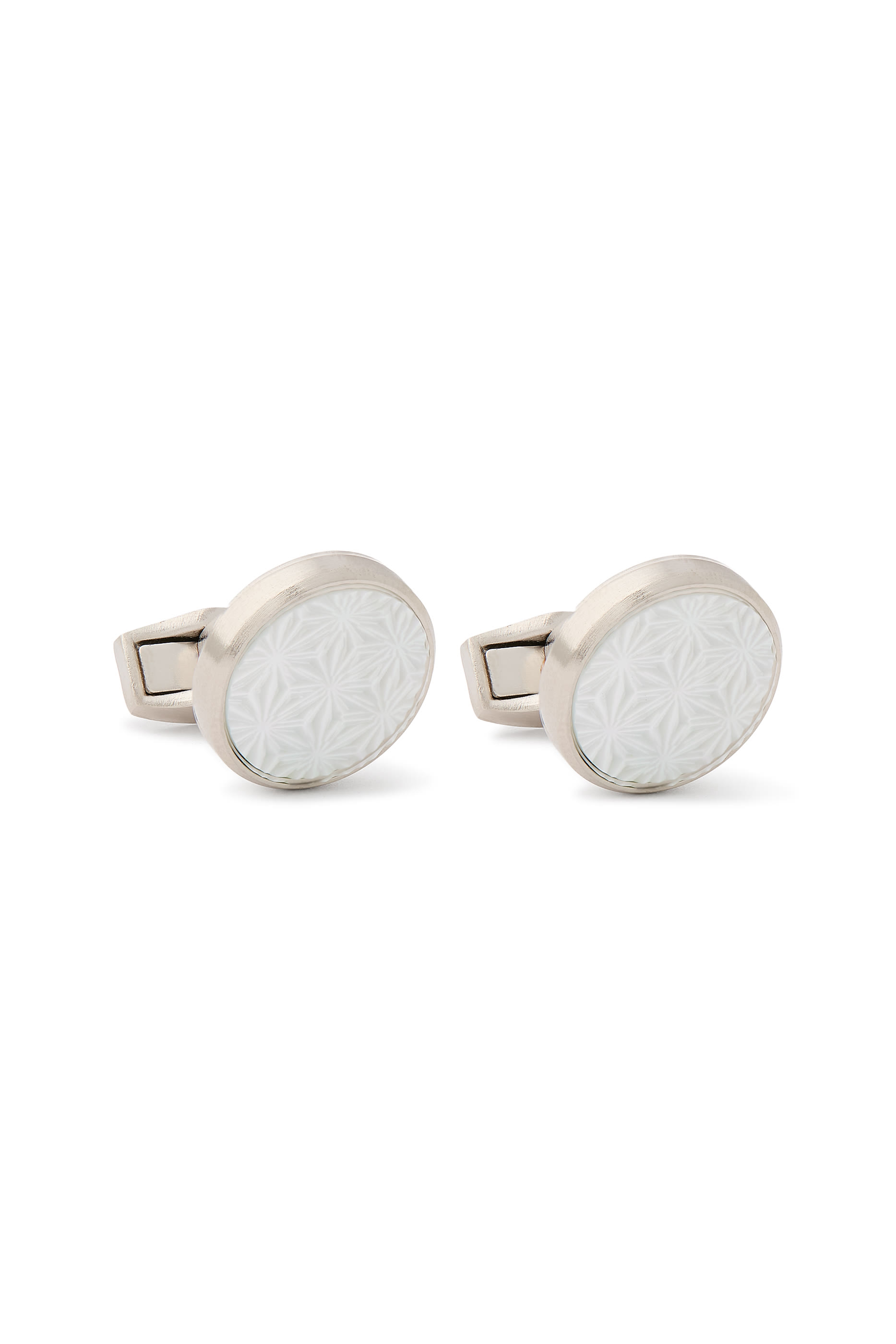 Asanoha Semi-Precious Cufflinks and Shirt Studs Set