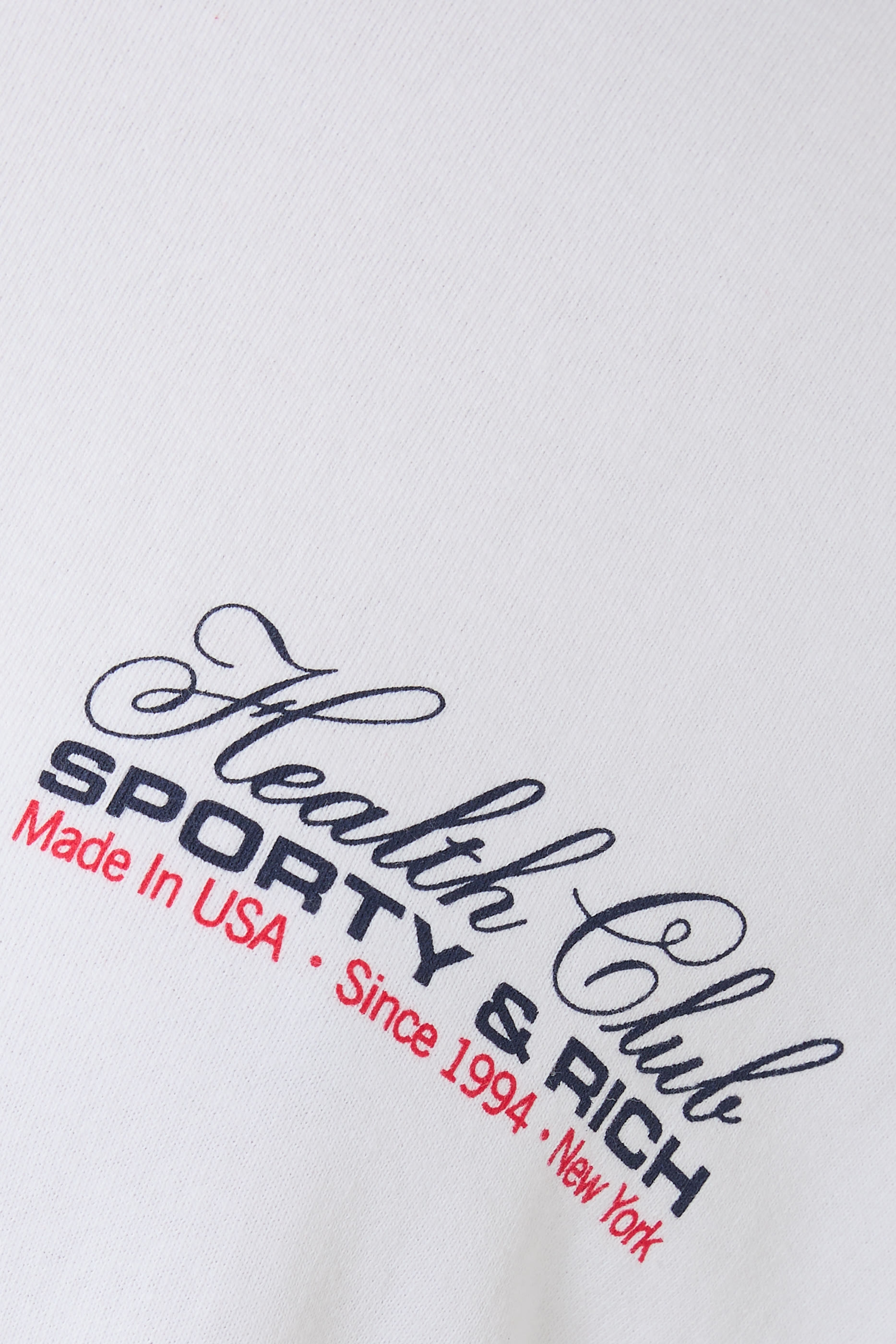 سويت شيرت بياقة ضيقة ونقشة مايد ان يو اس ايه