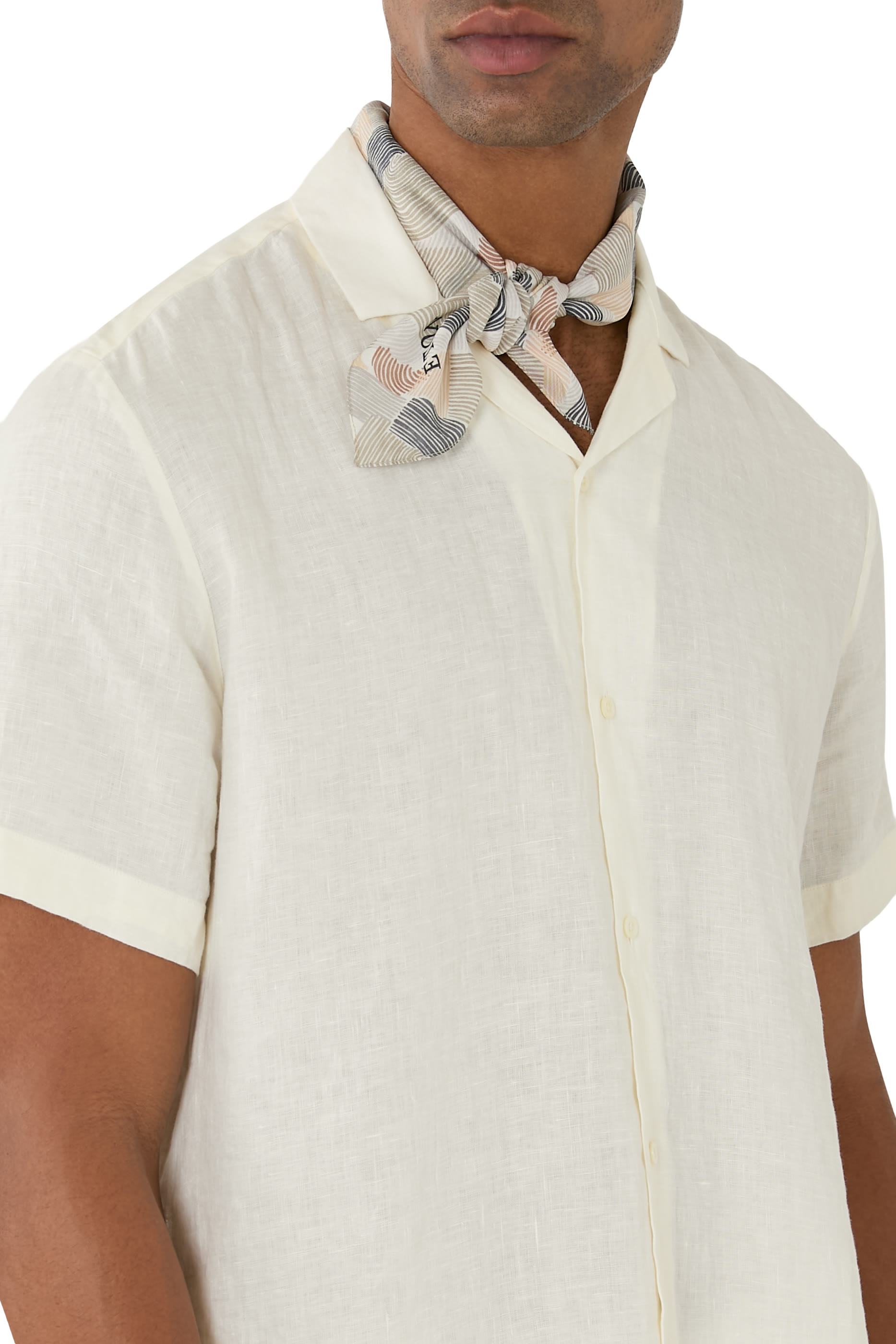 باندانا بنقشة هندسية حرير