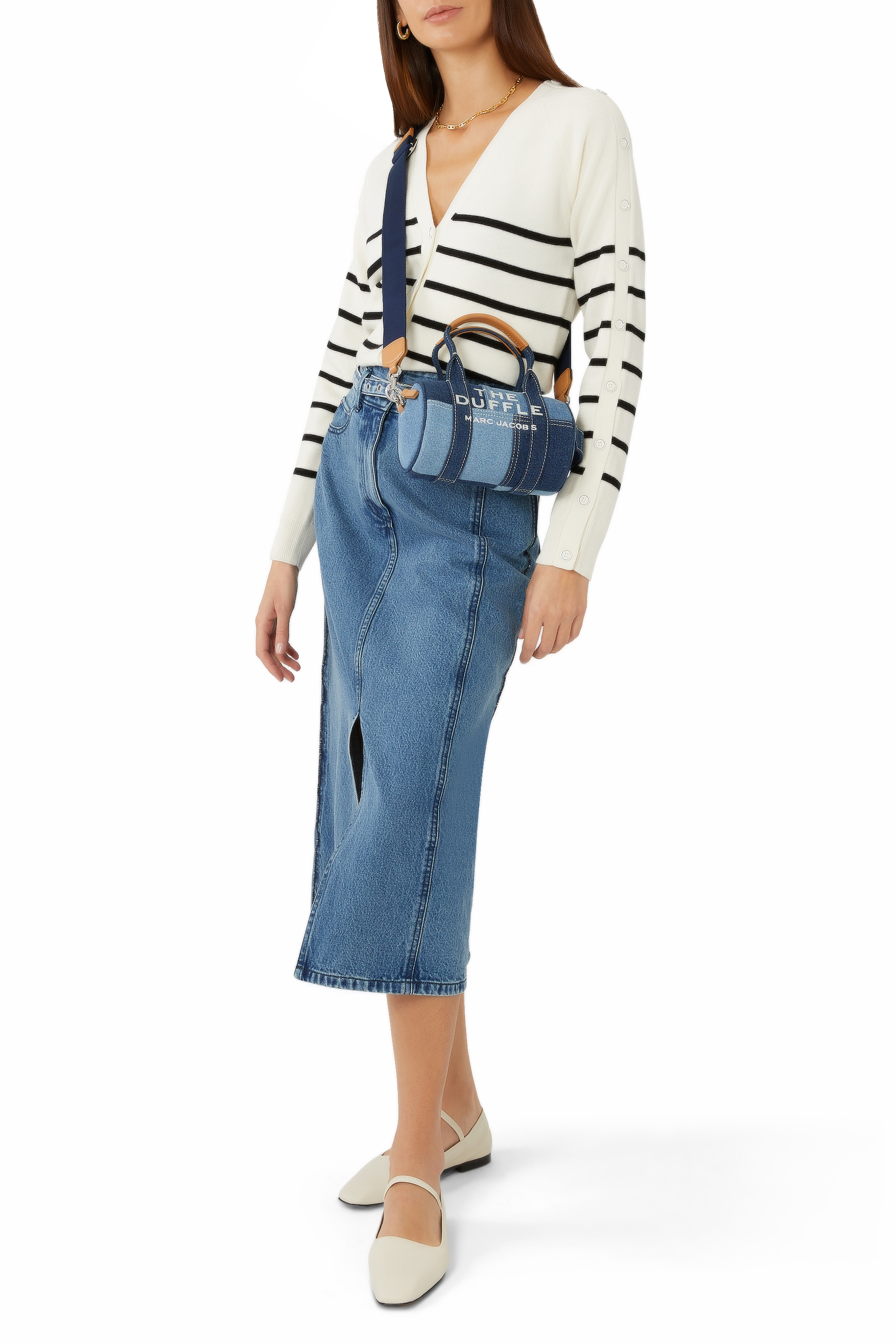 حقيبة دافل صغيرة دينم