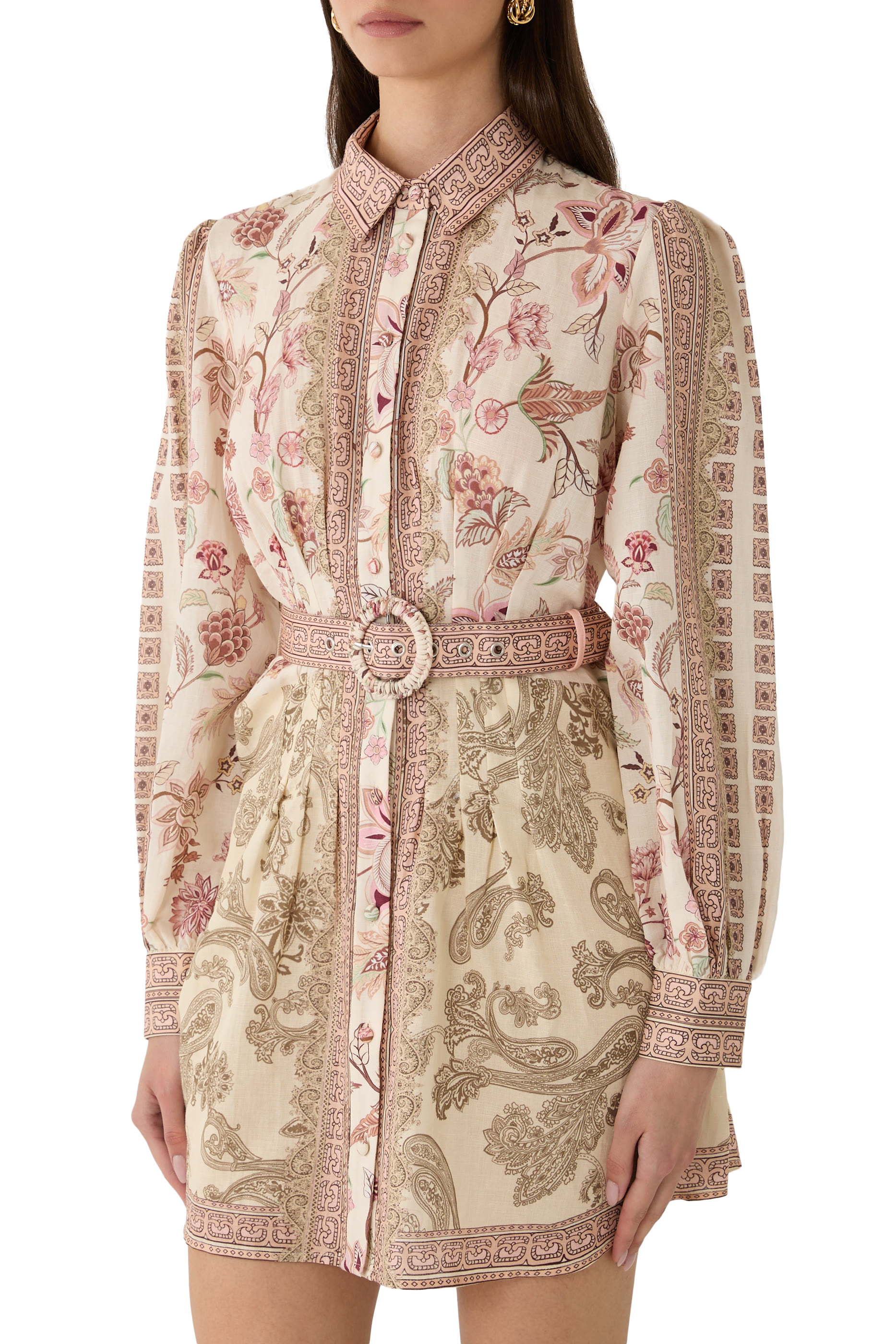 فستان داني قصير بحزام