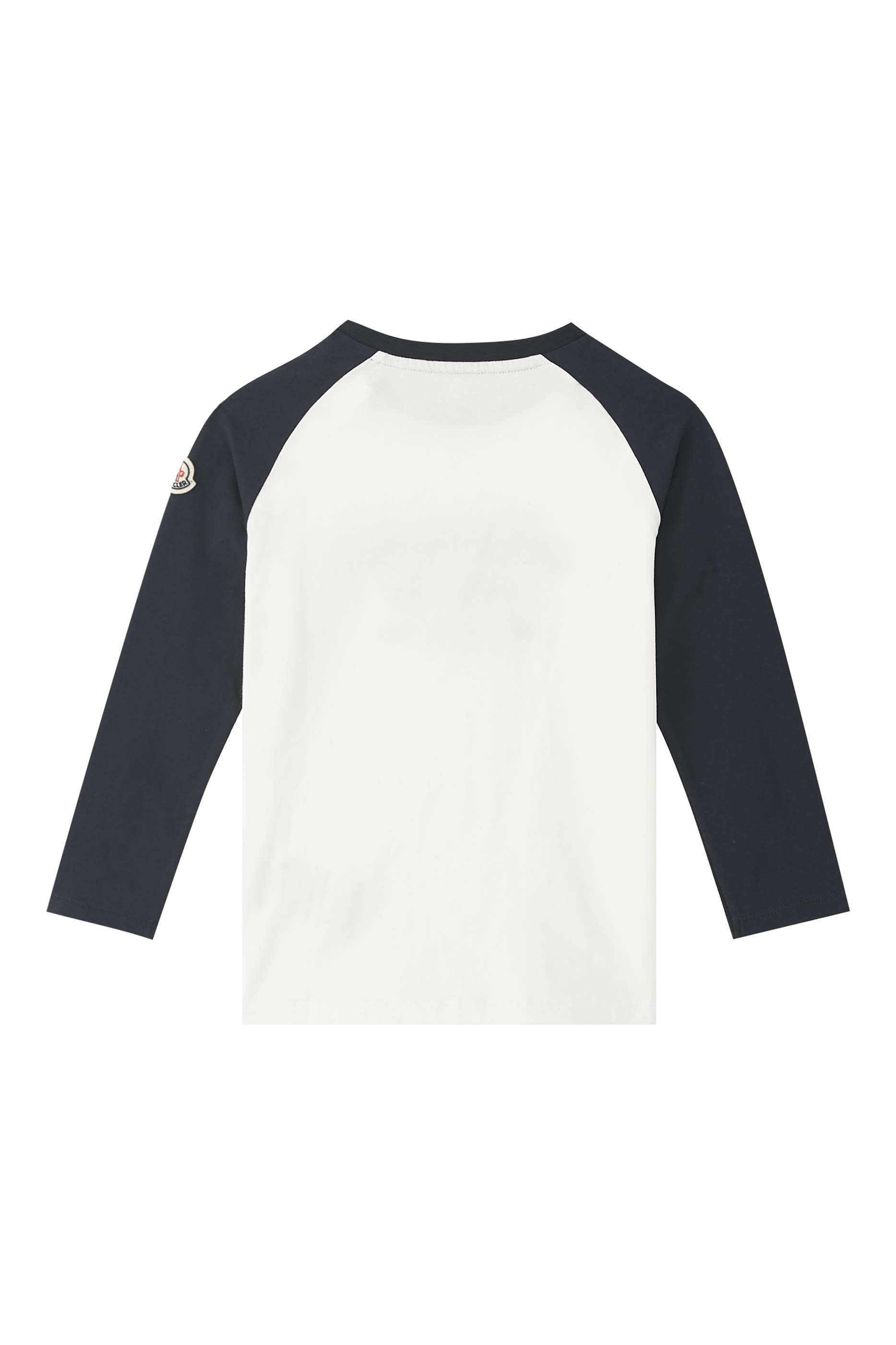 تيشيرت بأكمام طويلة بشعار الماركة للأطفال