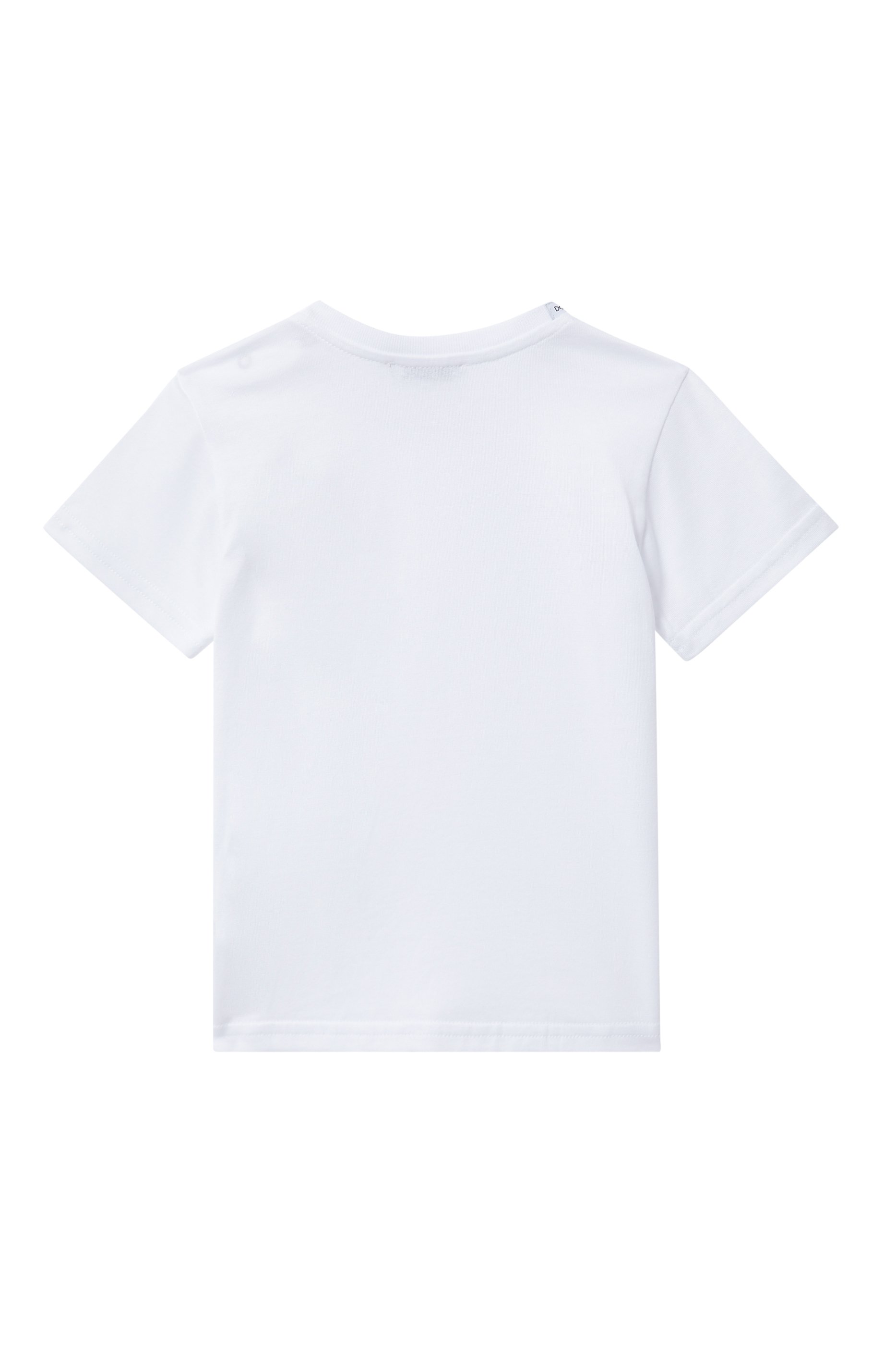 تي شيرت مزين بتاج على الجانب