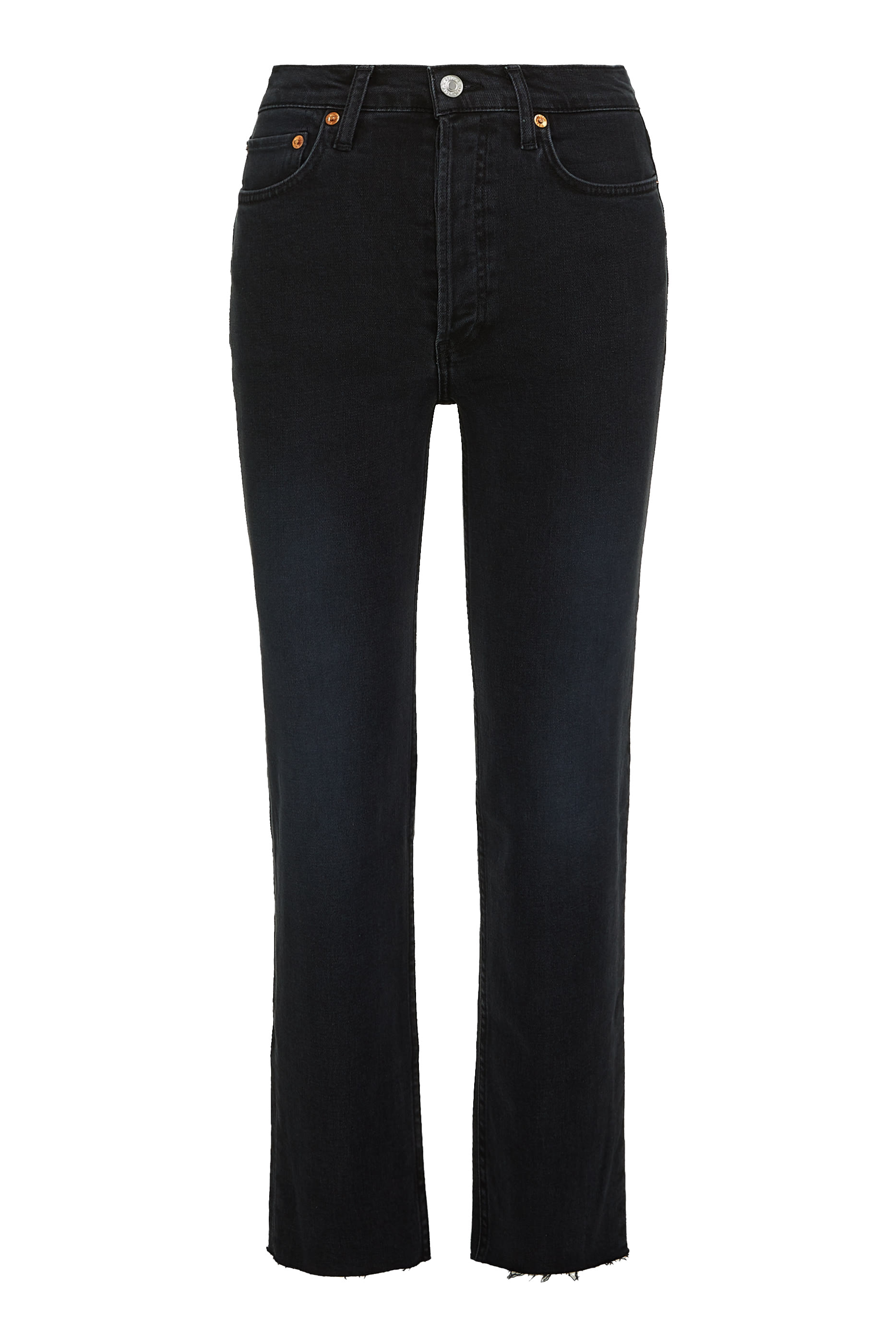 بنطال جينز بخصر مرتفع