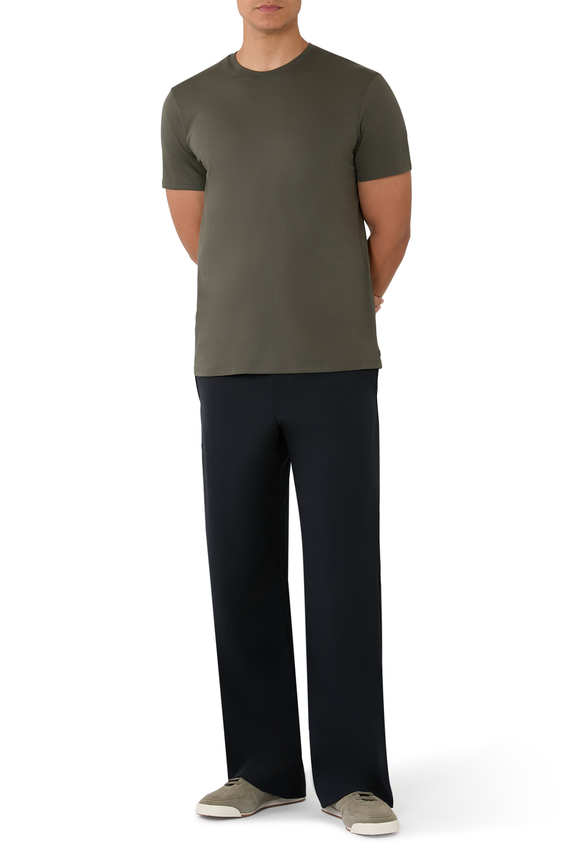 تيشيرت بقصة ضيقة قطن بيما