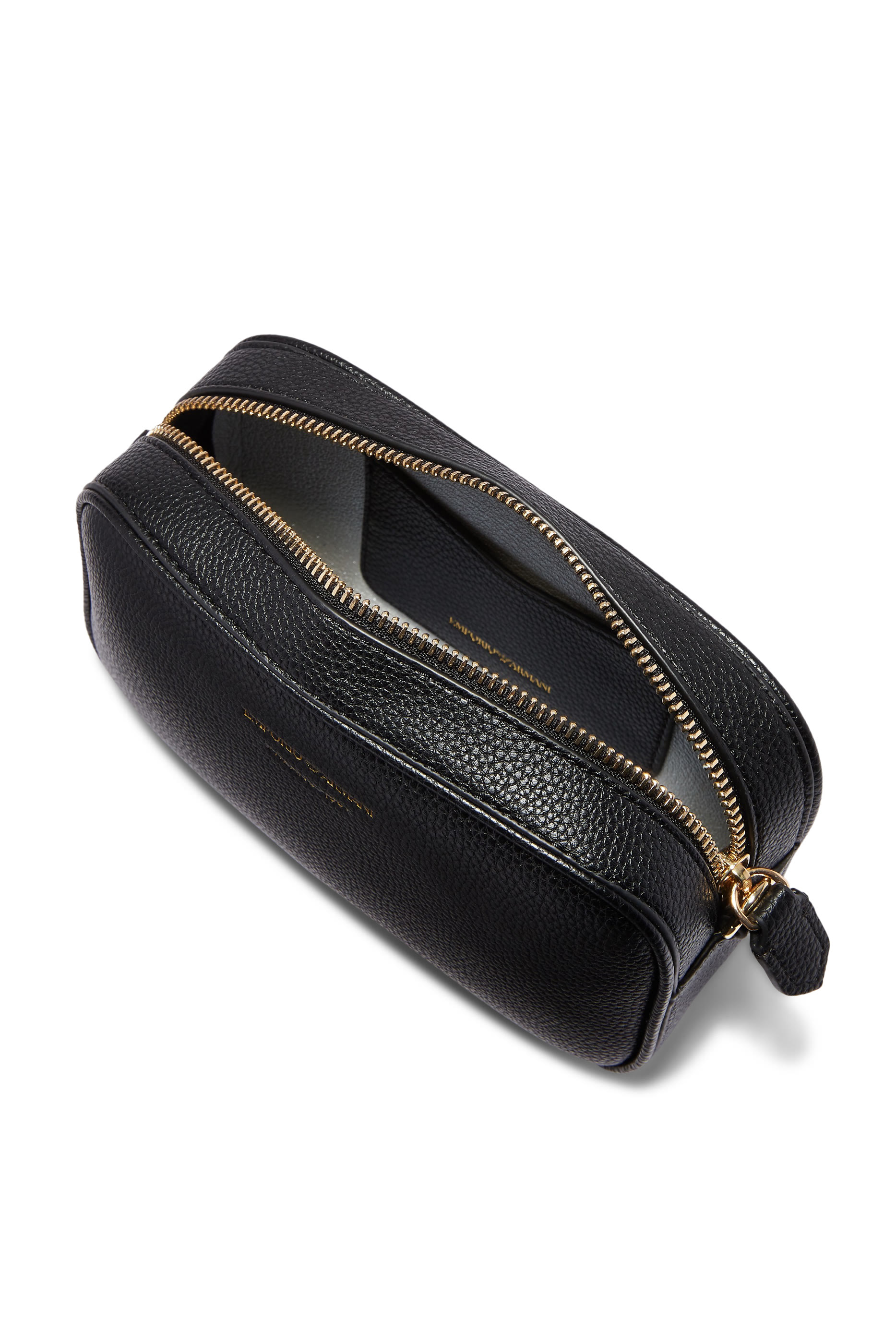 حقيبة ميني بشريط يحمل شعار الماركة