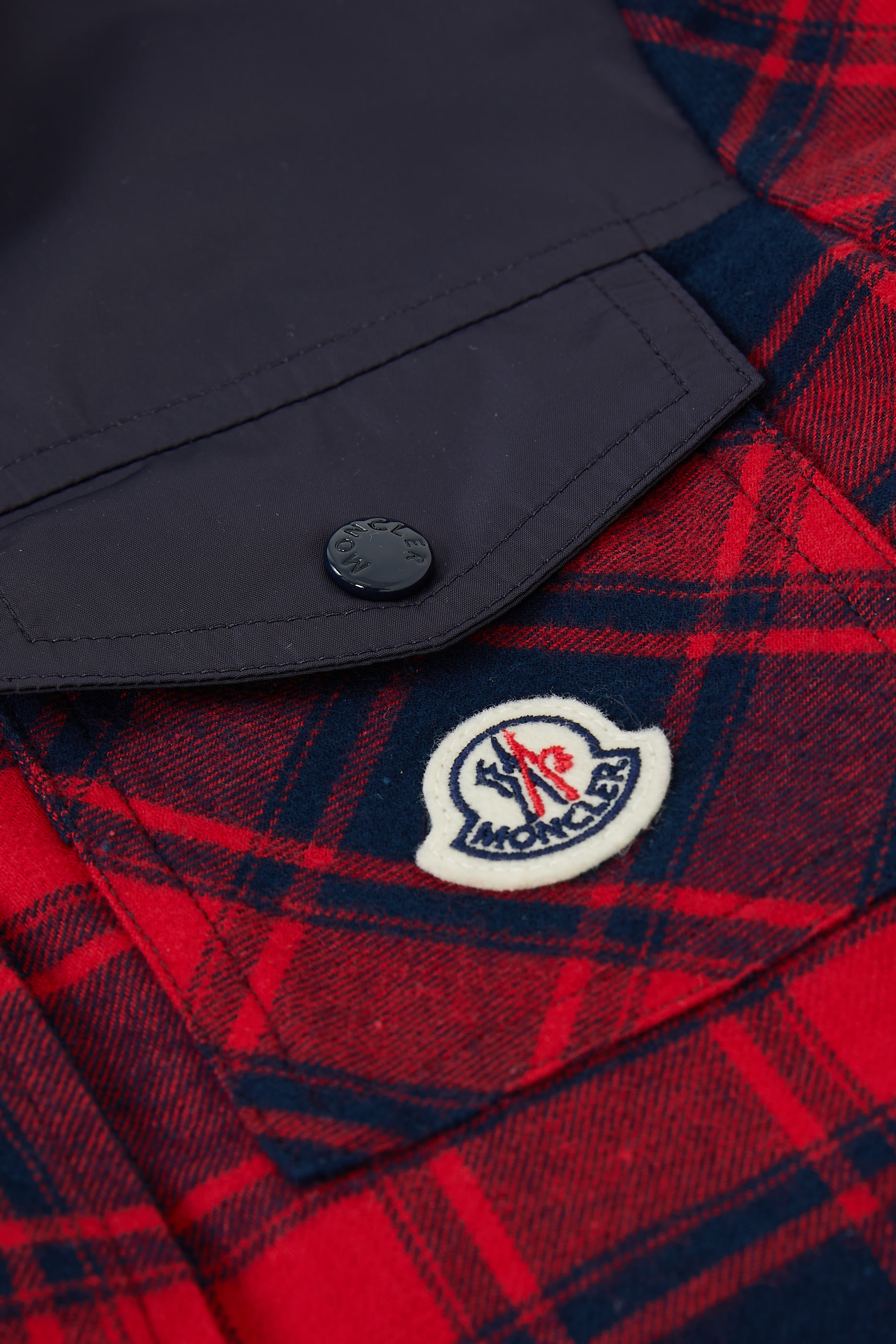 قميص للأطفال بطبعة مربعات صوف