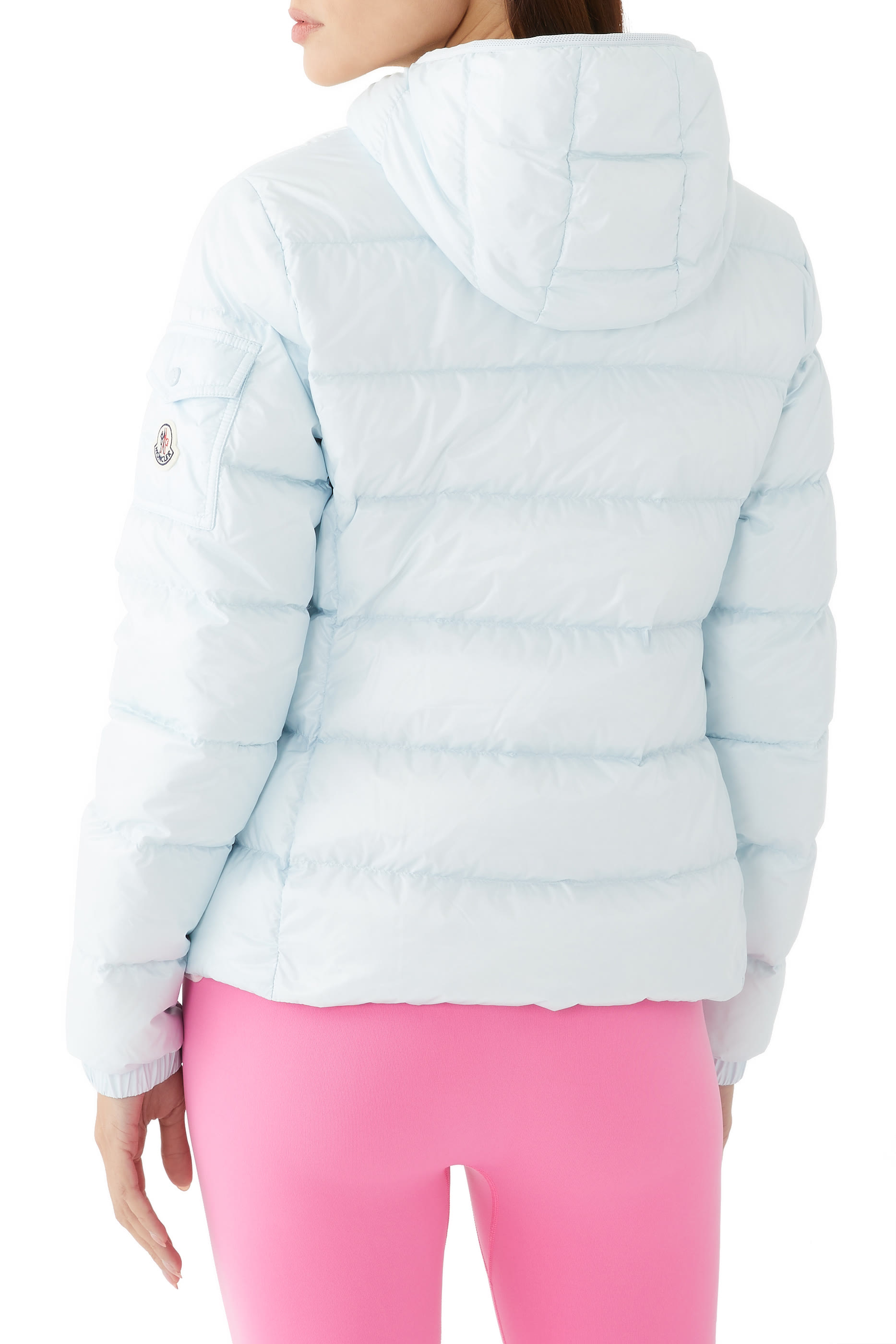 جاكيت جليس قصير مبطن بالزغب