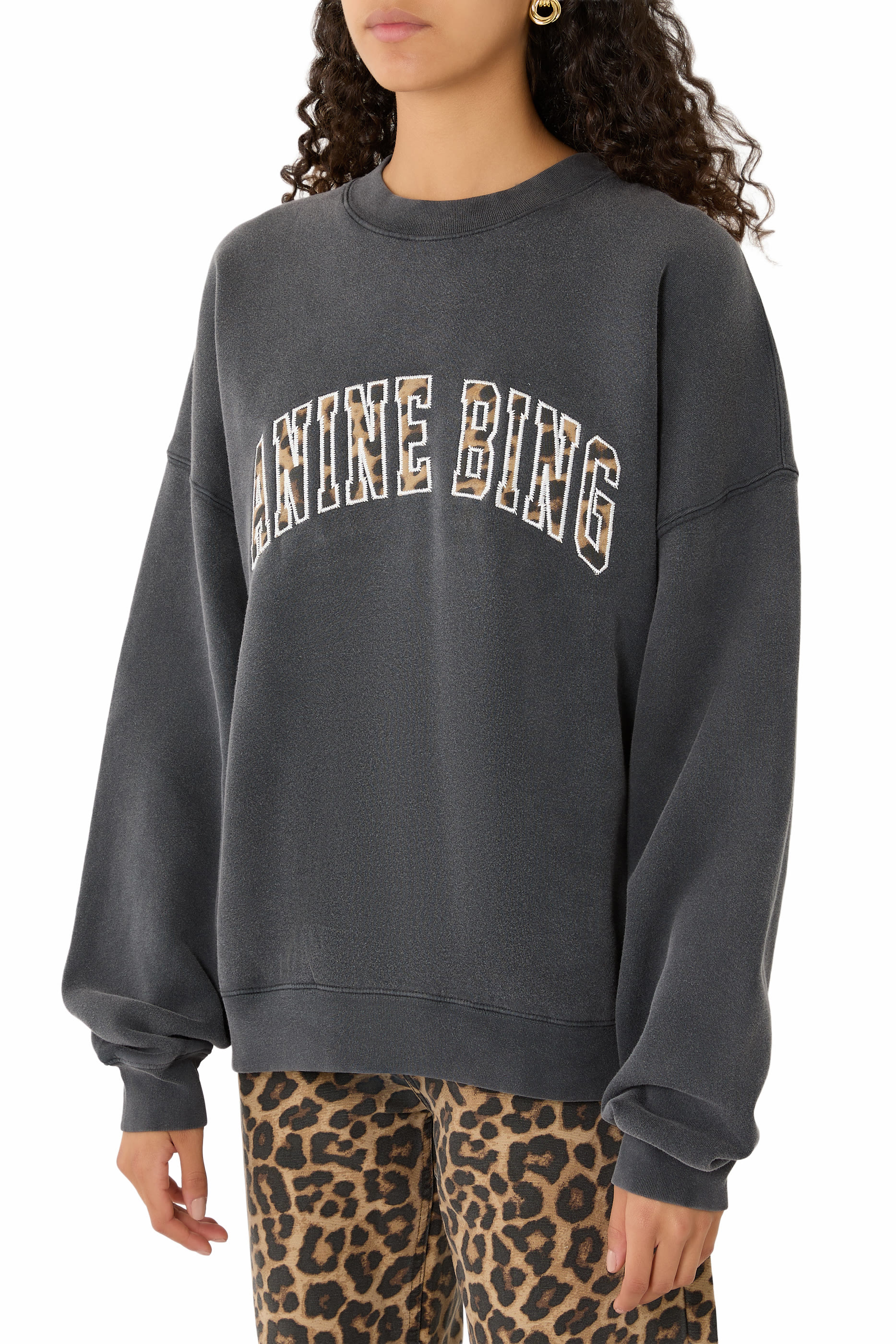 سويت شيرت مايلز بقصة فضفاضة