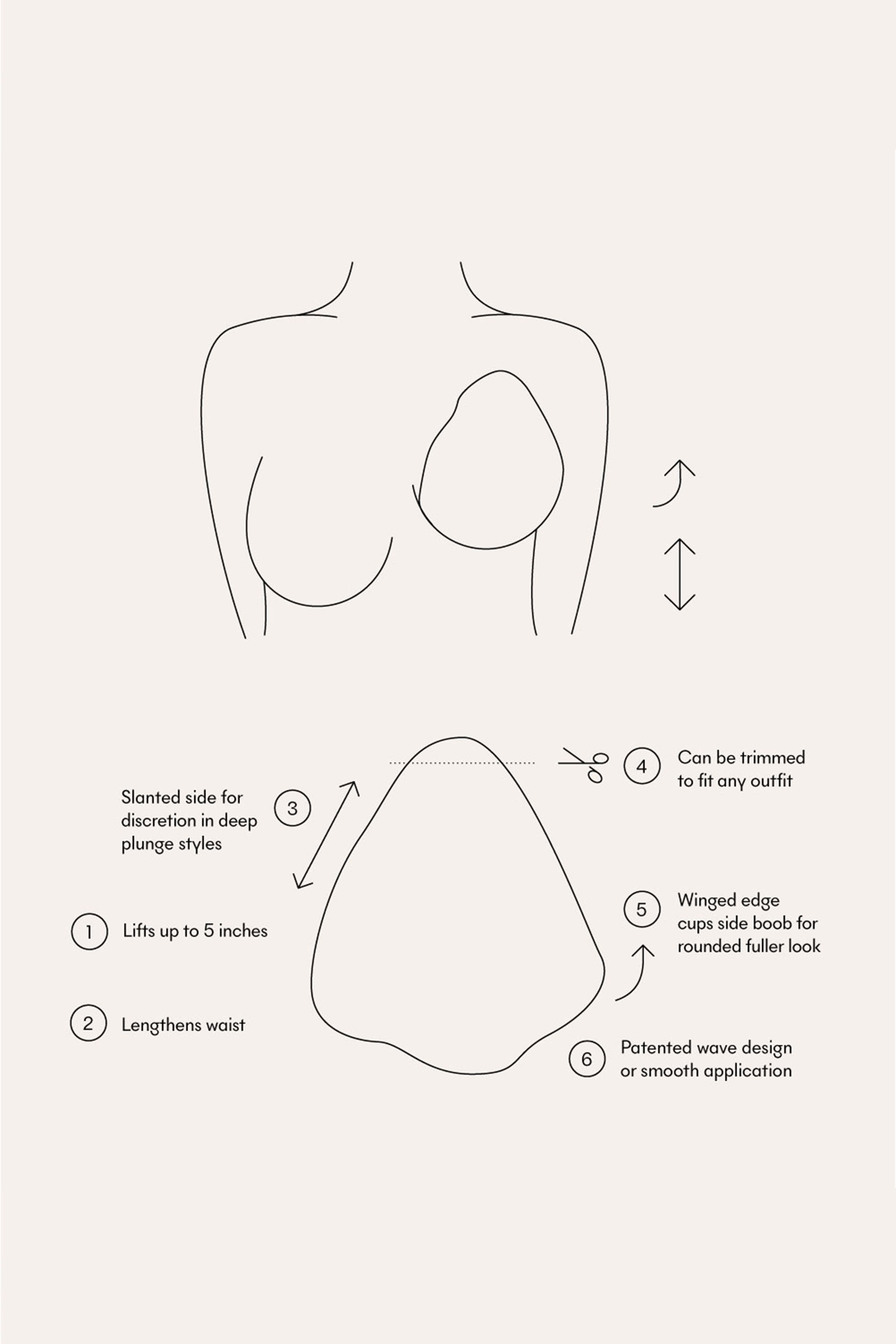 حمالة جايم تشاينجر لرفع وتشكيل الصدر، 4 قطع