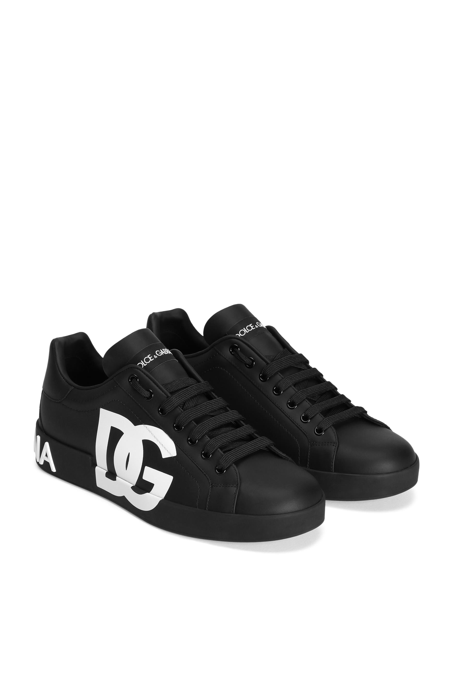 DG Logo Print Portofino Sneakers