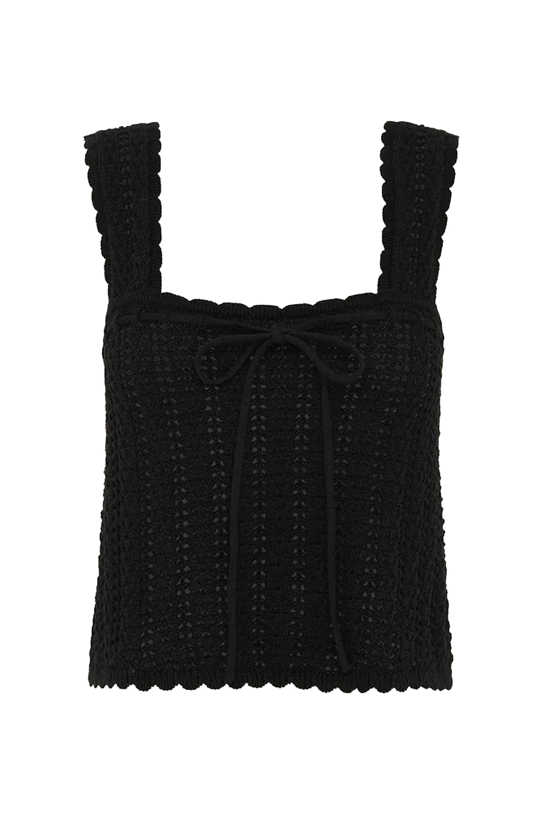 بلوزة كاميسول بحافة صدفية بونتيل