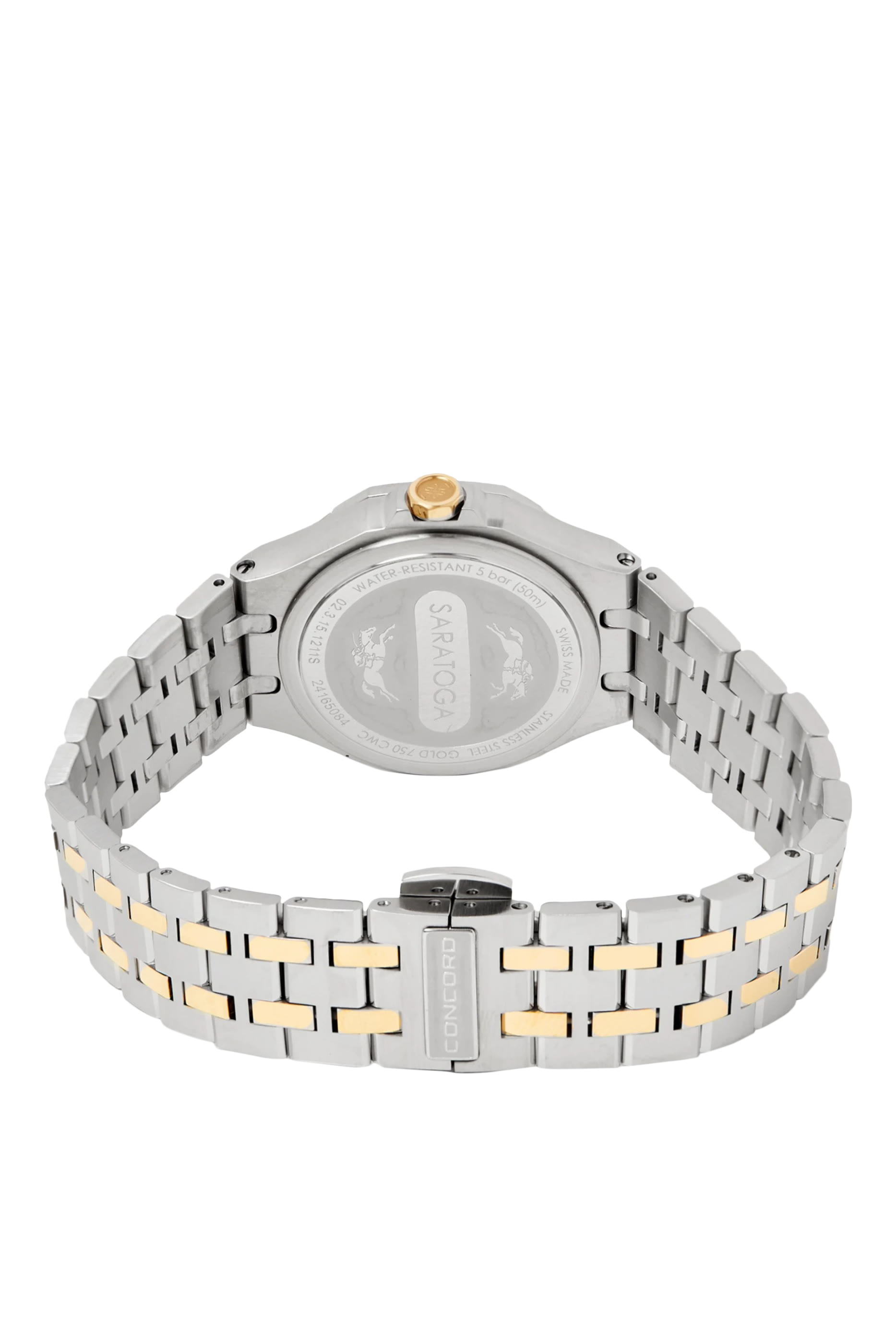 ساعة ساراتوجا كوارتز ستانلس ستيل