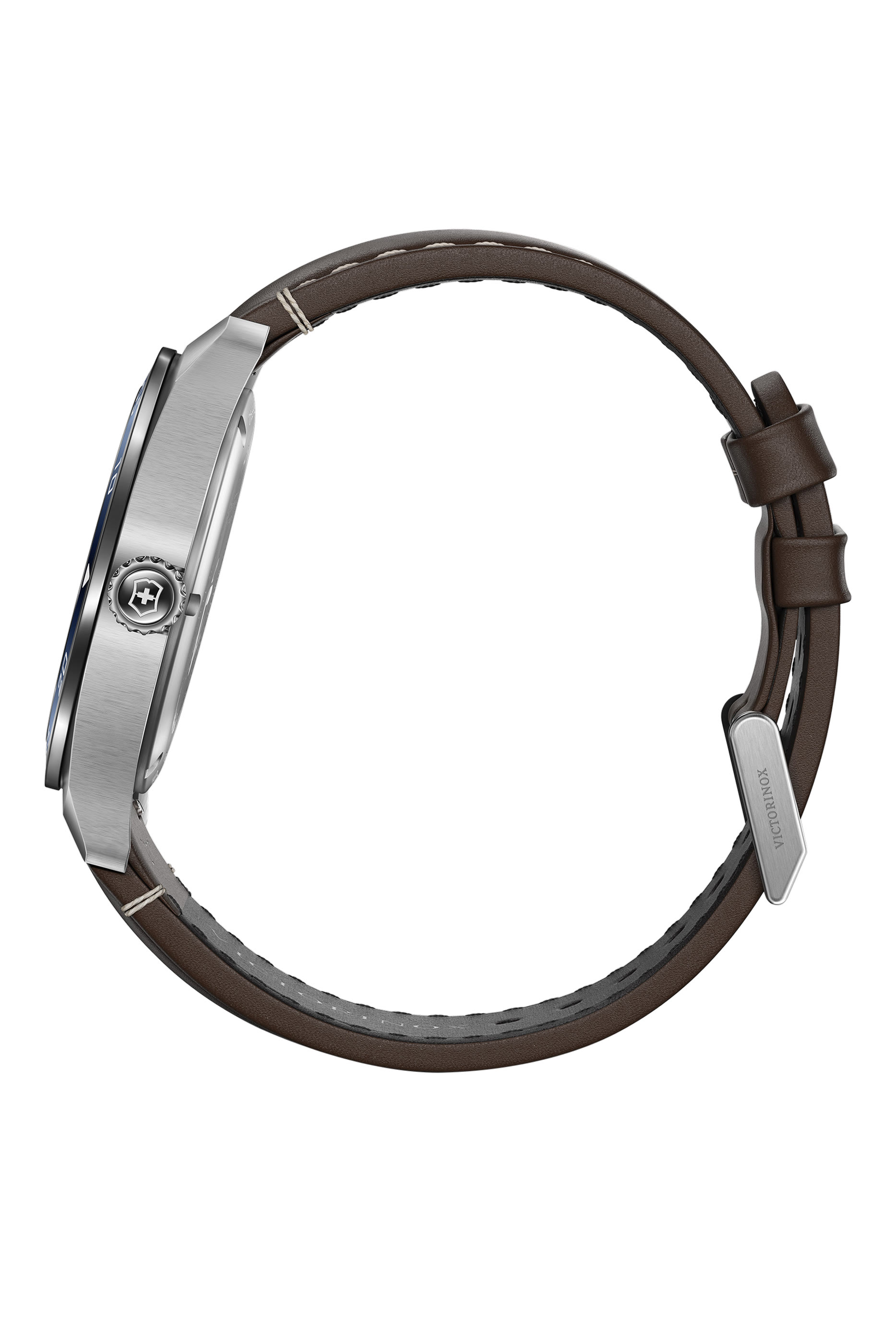 ساعة كرونوغراف سويس ارمي، ستانلس ستيل وجلد