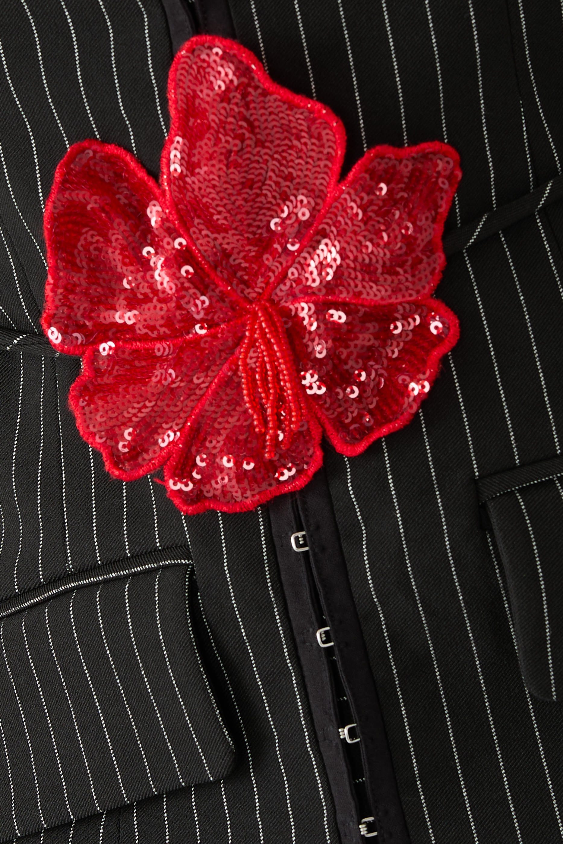 بلوزة بلا حمالات قماش مطاطي