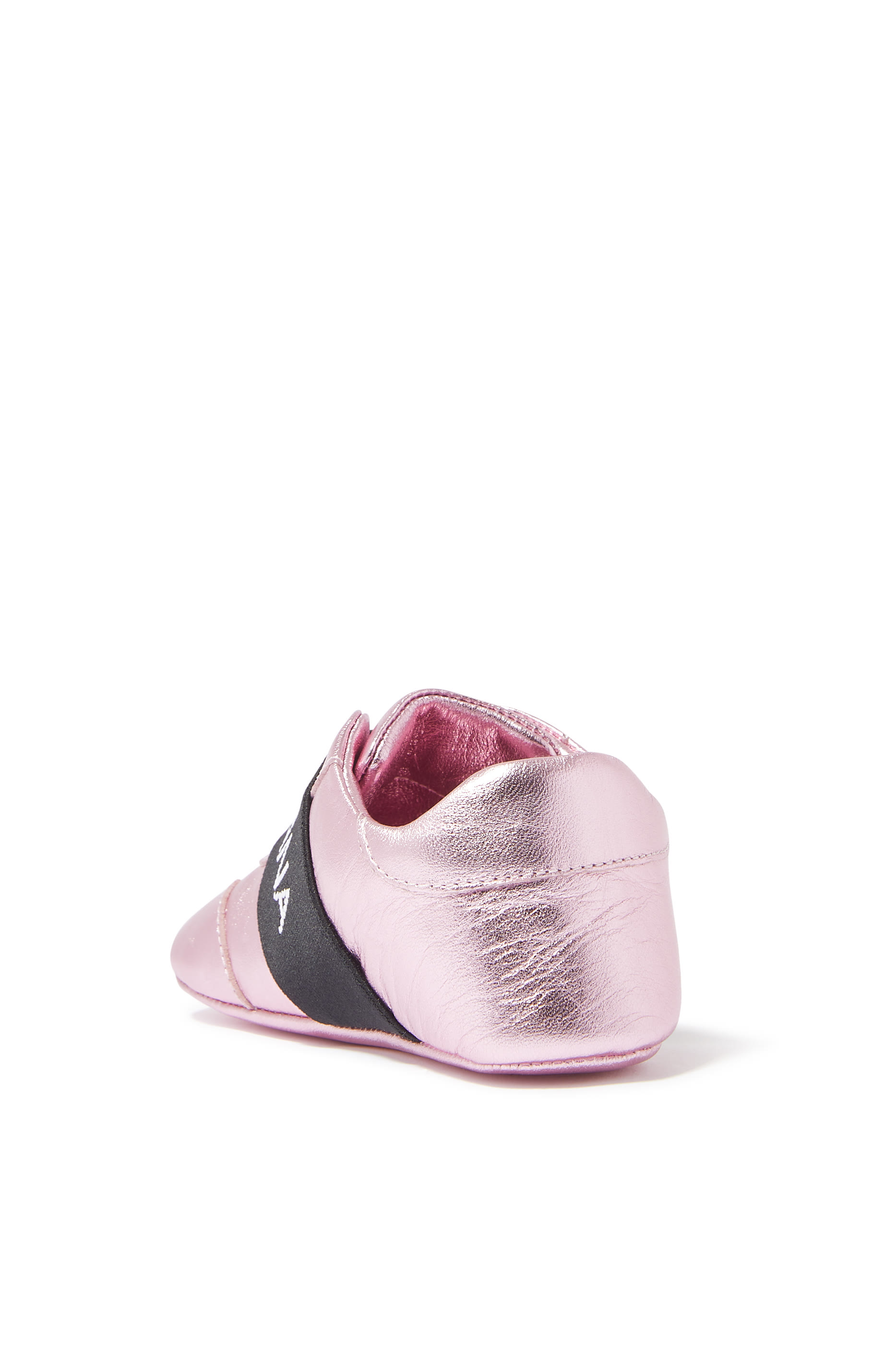 سنيكرز لامع للأطفال الرضع بكاحل منخفض