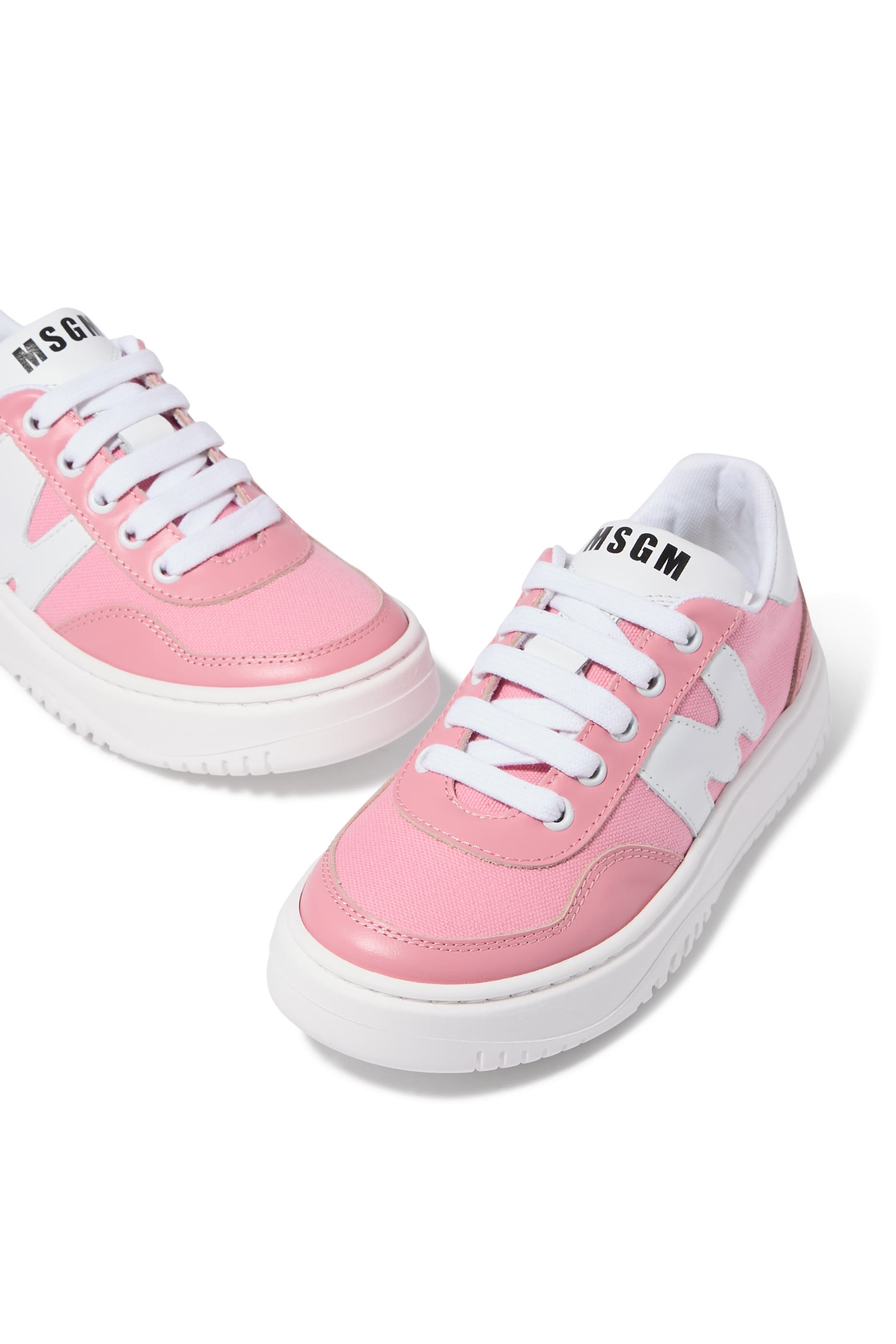 سنيكرز بشعار الماركة جلد للأطفال