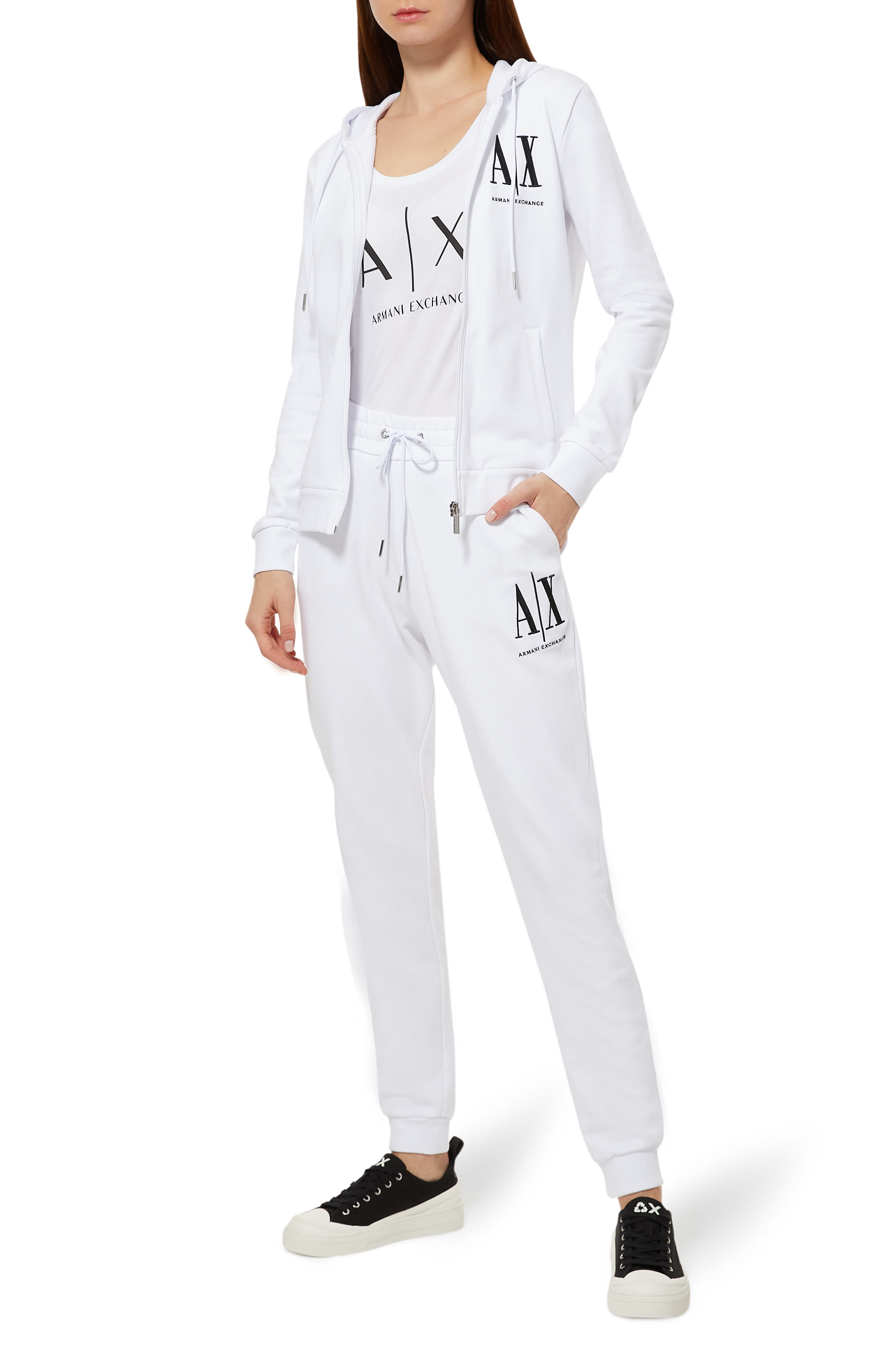 جاكيت ايكون بريود بغطاء رأس وسحّاب