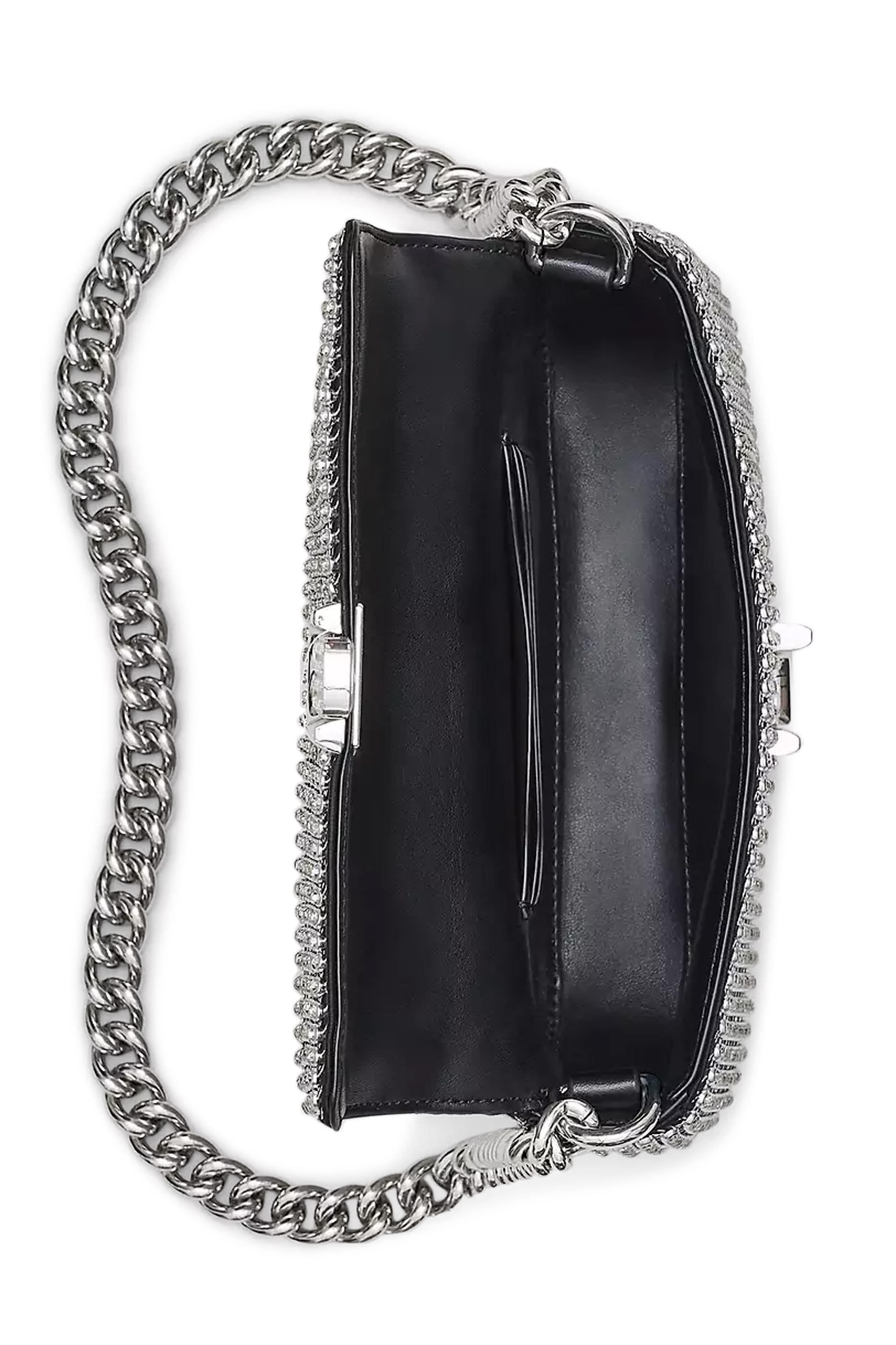 حقيبة كتف جي مارك صغيرة مرصعة بأحجار الراين