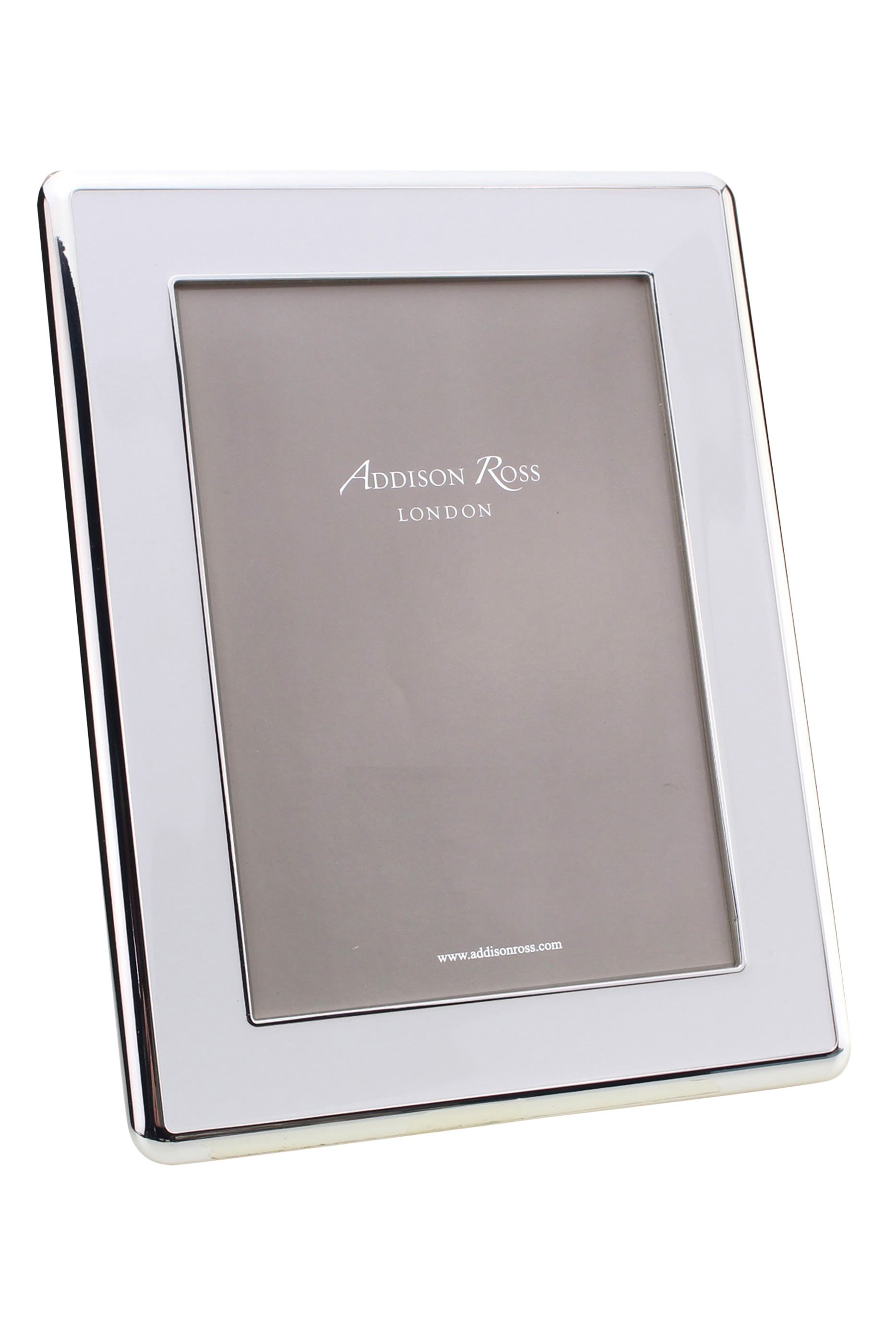 إطار صور مينا بطلاء فضي وتفاصيل مقوسة 4x6