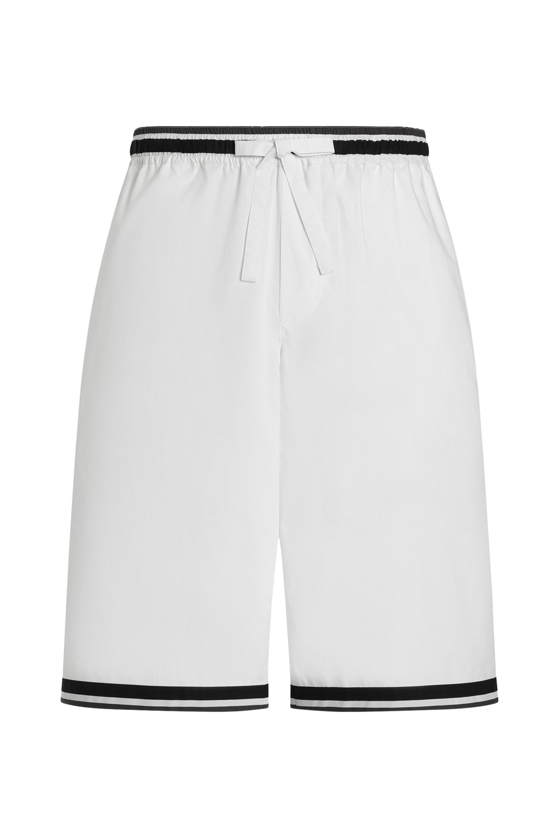 شورت بنقشة مايوليكا بوبلين