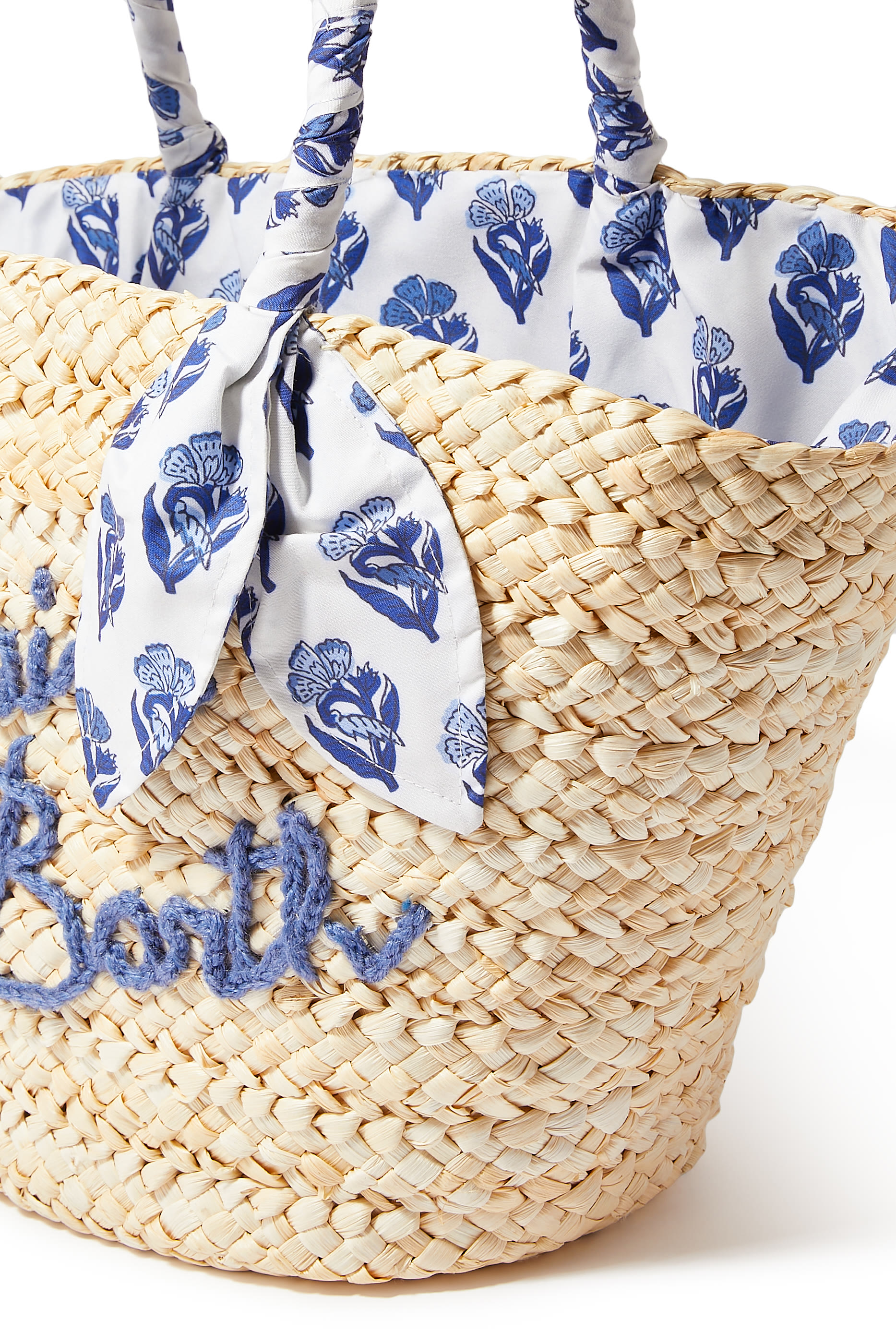 حقيبة يد كايلي كبيرة  قش منسوج