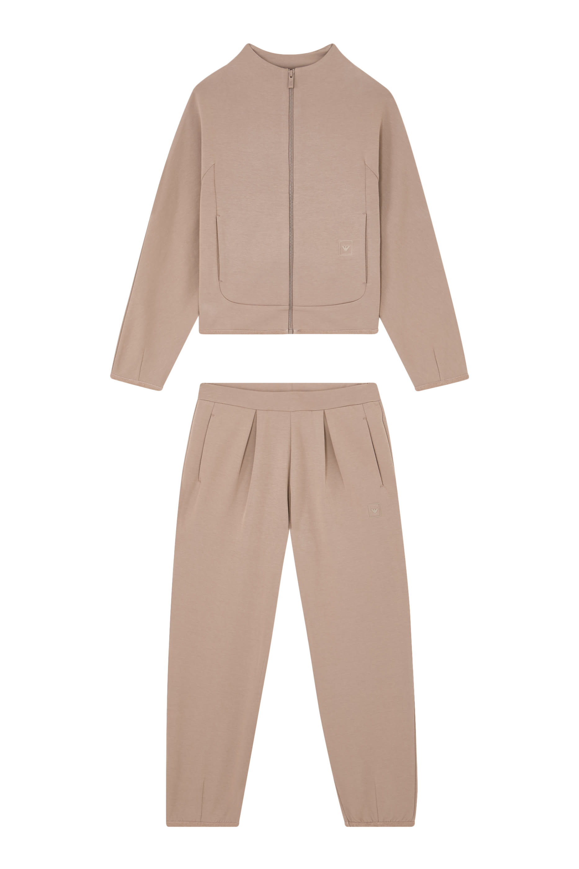 بدلة رياضية بسويت شيرت بسحاب نسيج جيرسيه متشابك أي أس في للأطفال