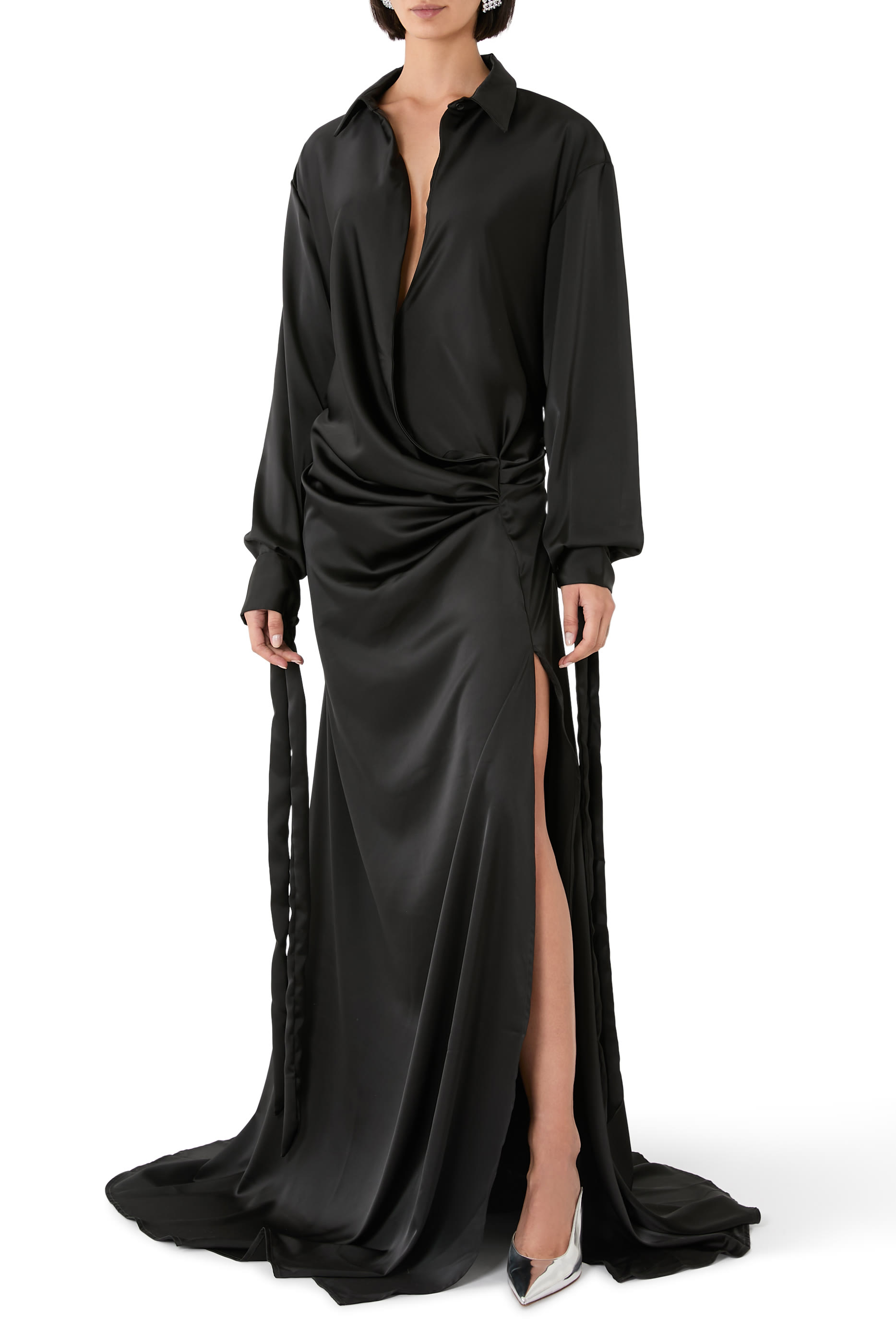 فستان بتصميم ملفوف