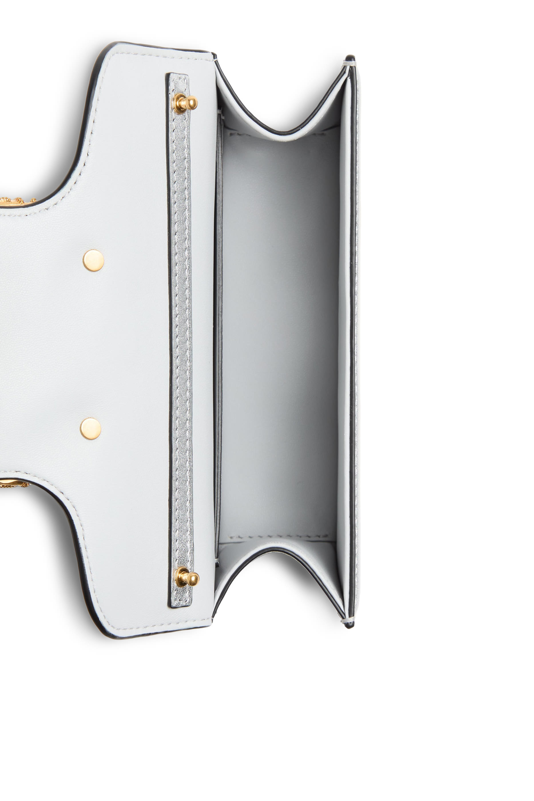 حقيبة كتف لوكو لامعة بشعار الماركة مزين بالأحجار