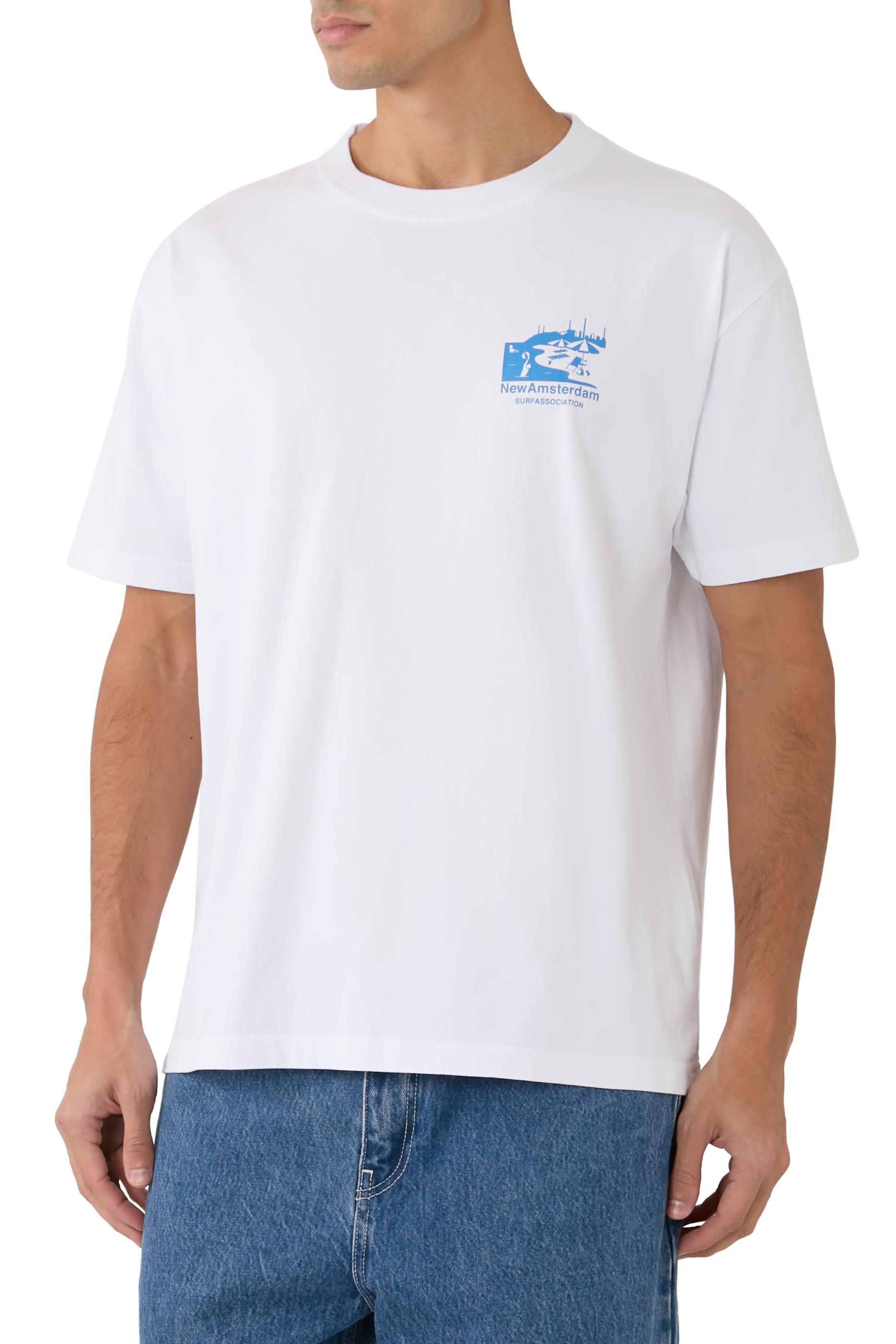 تيشيرت بطبعة شاطئ