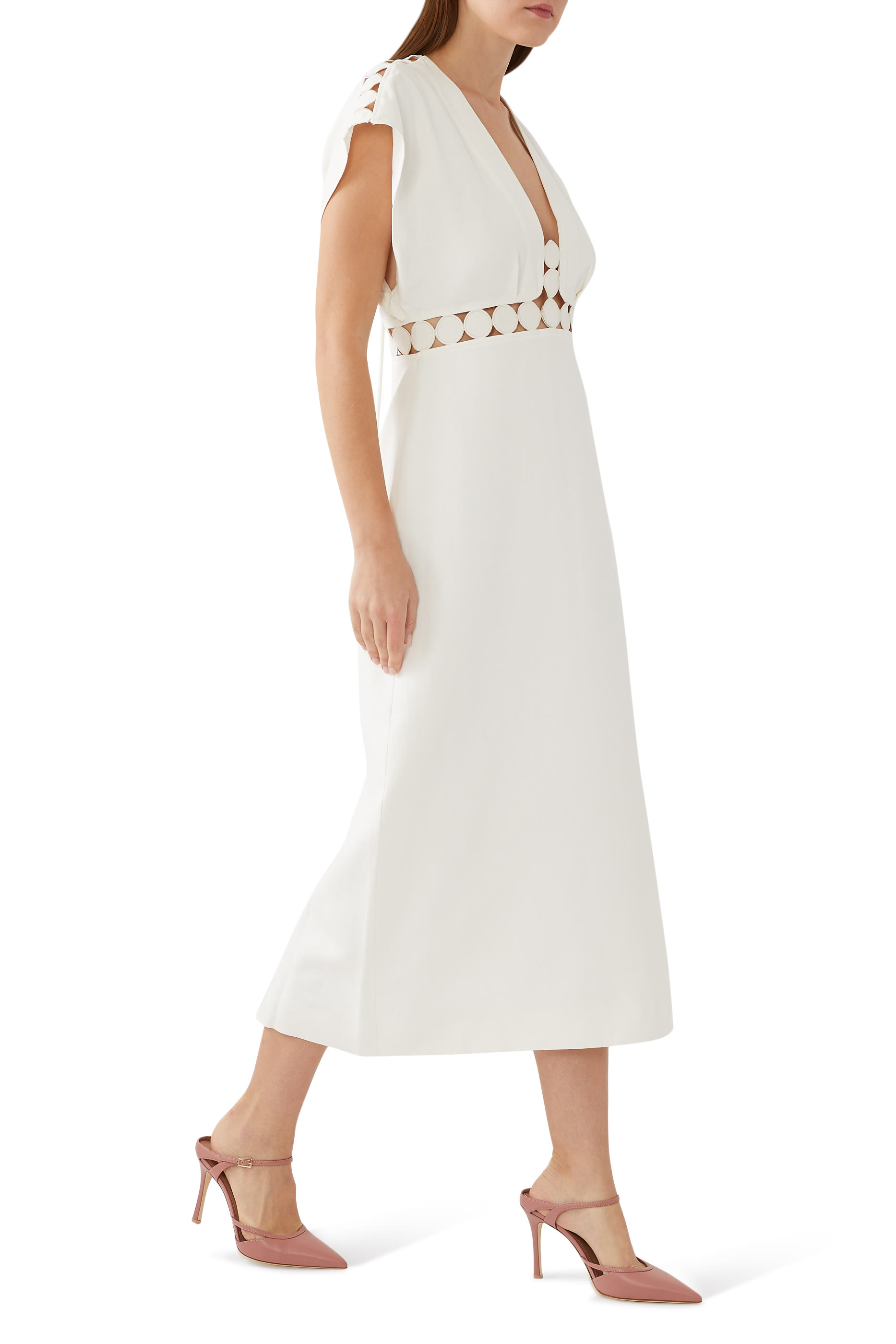 حذاء يولا 90 مفتوح من الخلف بسيور