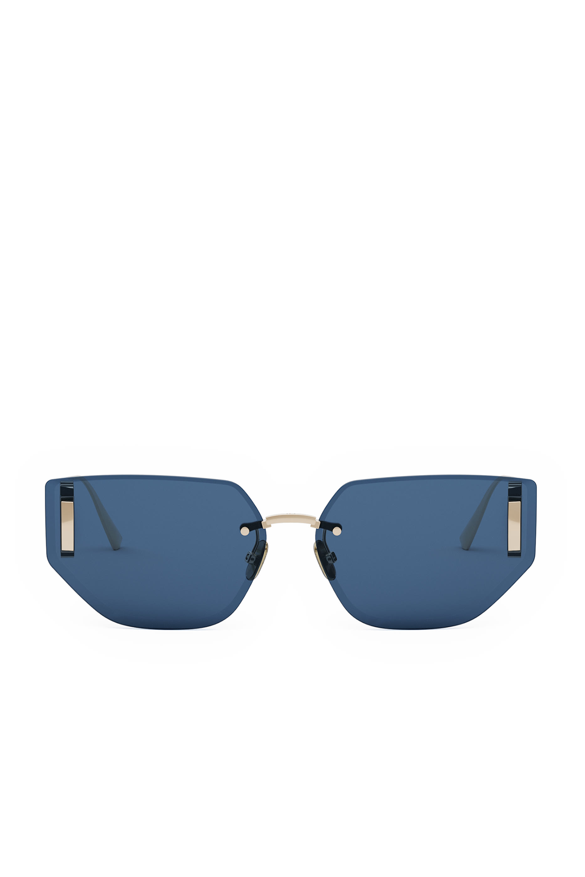 نظارة شمسية 30 مونتين بي 3 يو بإطار ذهبي بتصميم فراشة