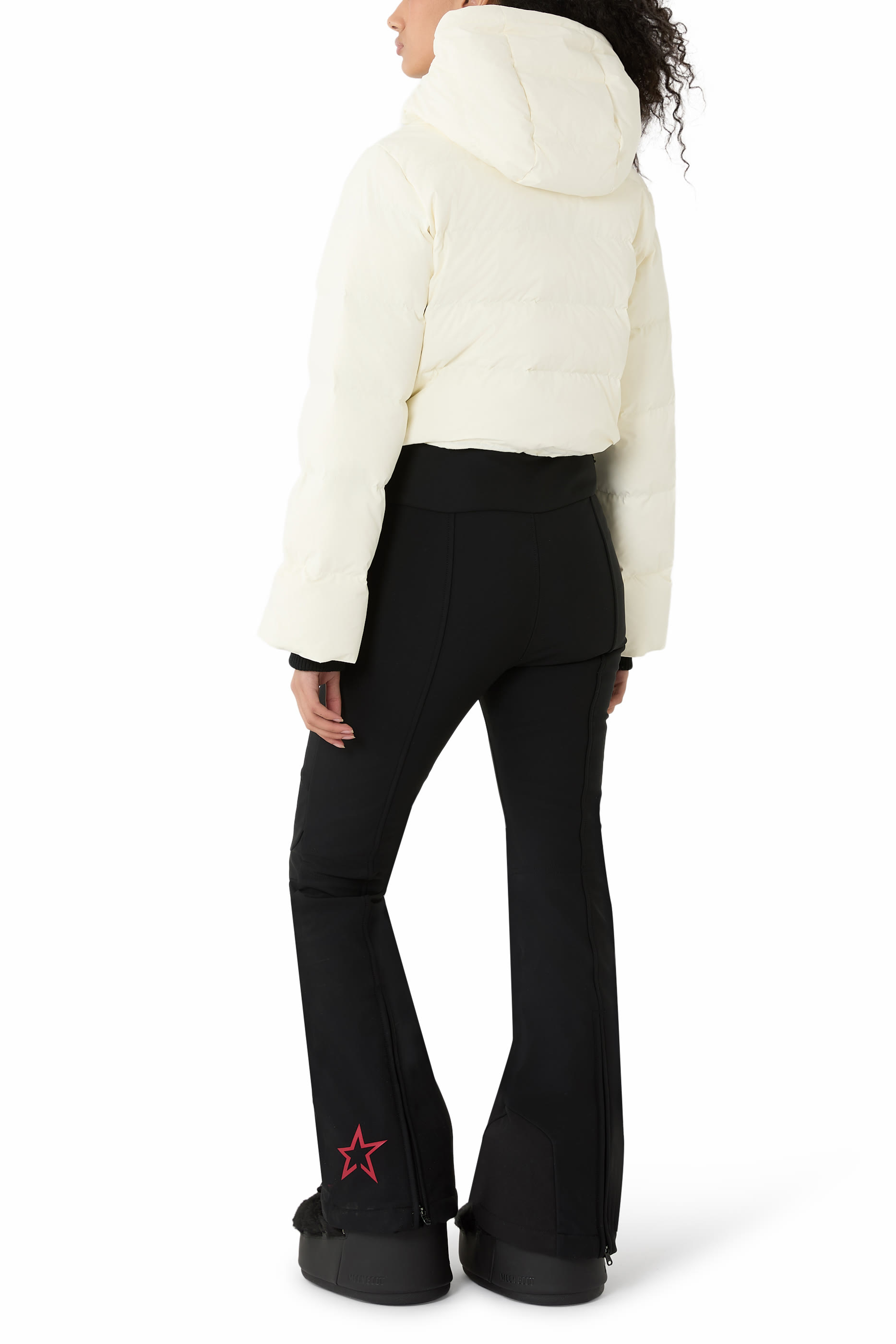 بدلة تزلج بولار بحواف واسعة